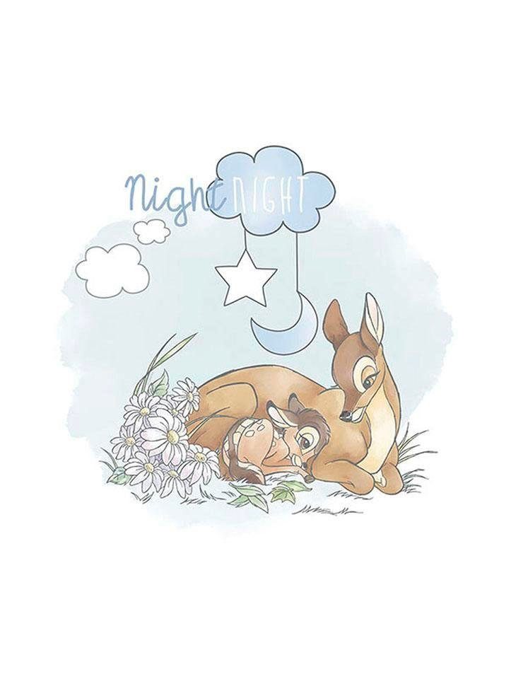 Komar Poster Bambi Good Night Hoogte: 70 cm