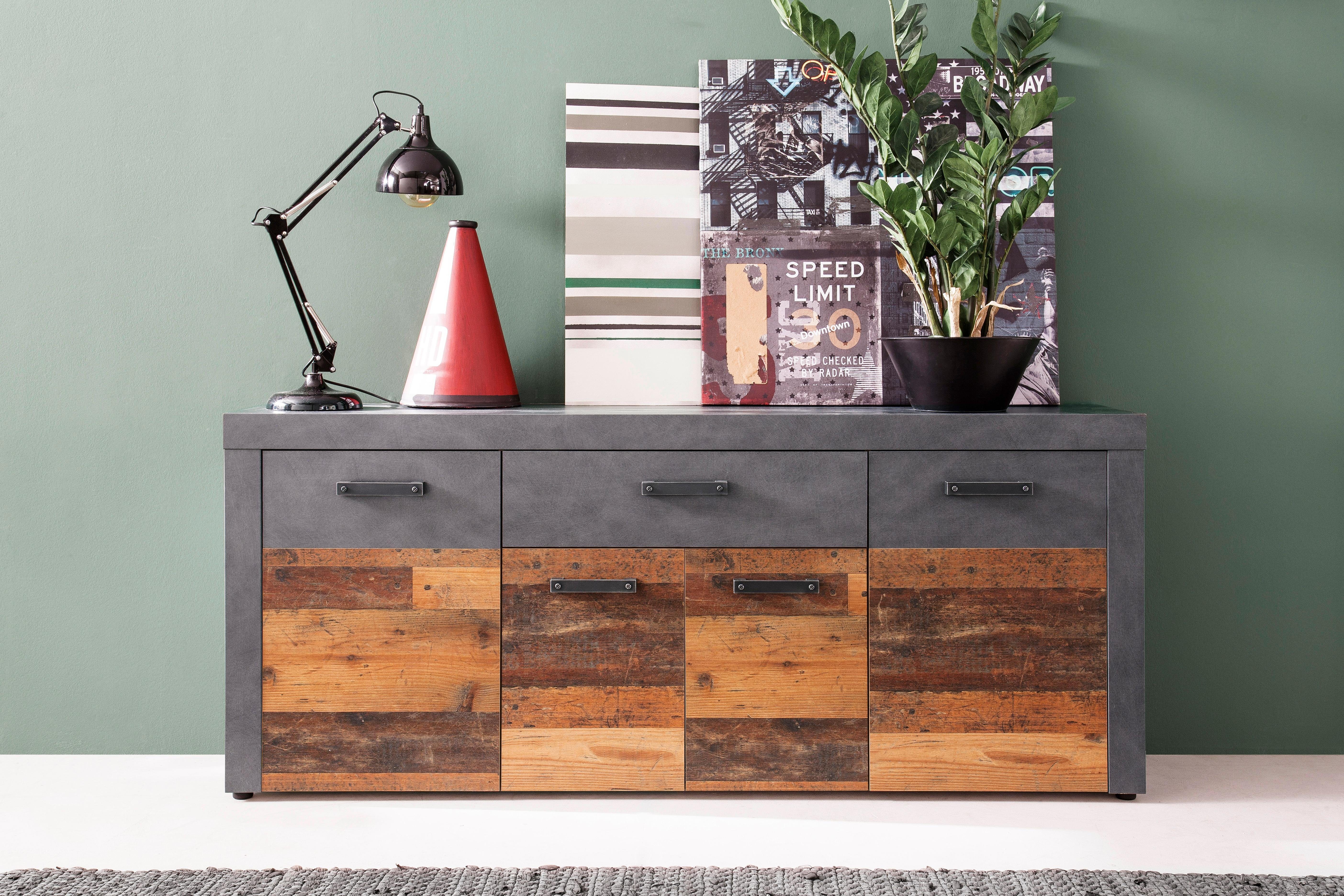 INOSIGN Dressoir Ilana Commode met lade en 8 vakken, breedte 178 cm