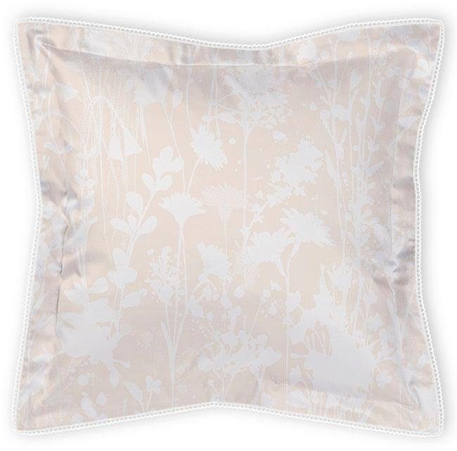 Curt Bauer Kussenovertrek Sanna met grassen (1 stuk) kussenovertrekken maat 40 cm x 40 cm beige