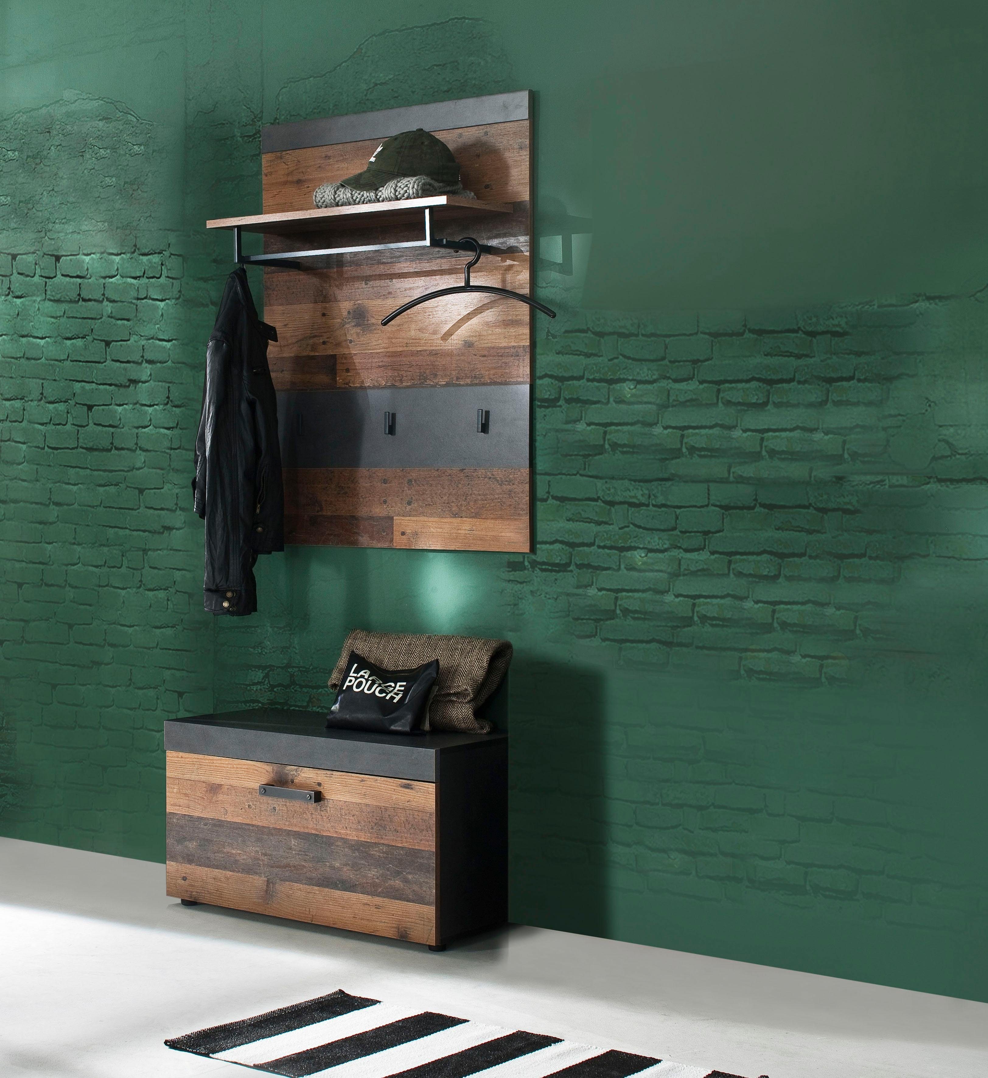 INOSIGN Halmeubelset Ilana moderne industriële stijl (set, 2-delig)