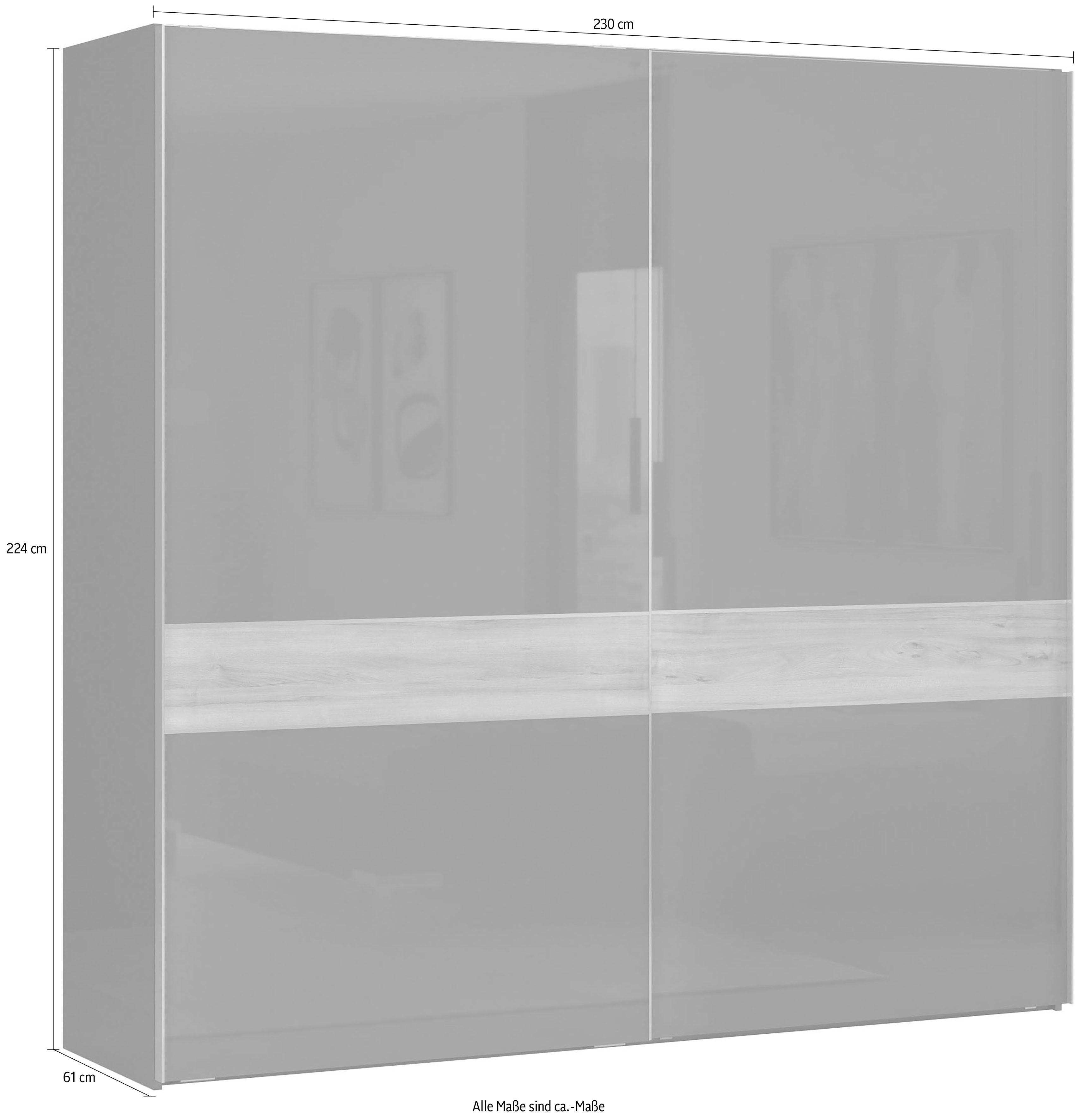 Places of Style Zweefdeurkast Onyx UV gelakt voor duurzame oppervlakken, soft-closefunctie