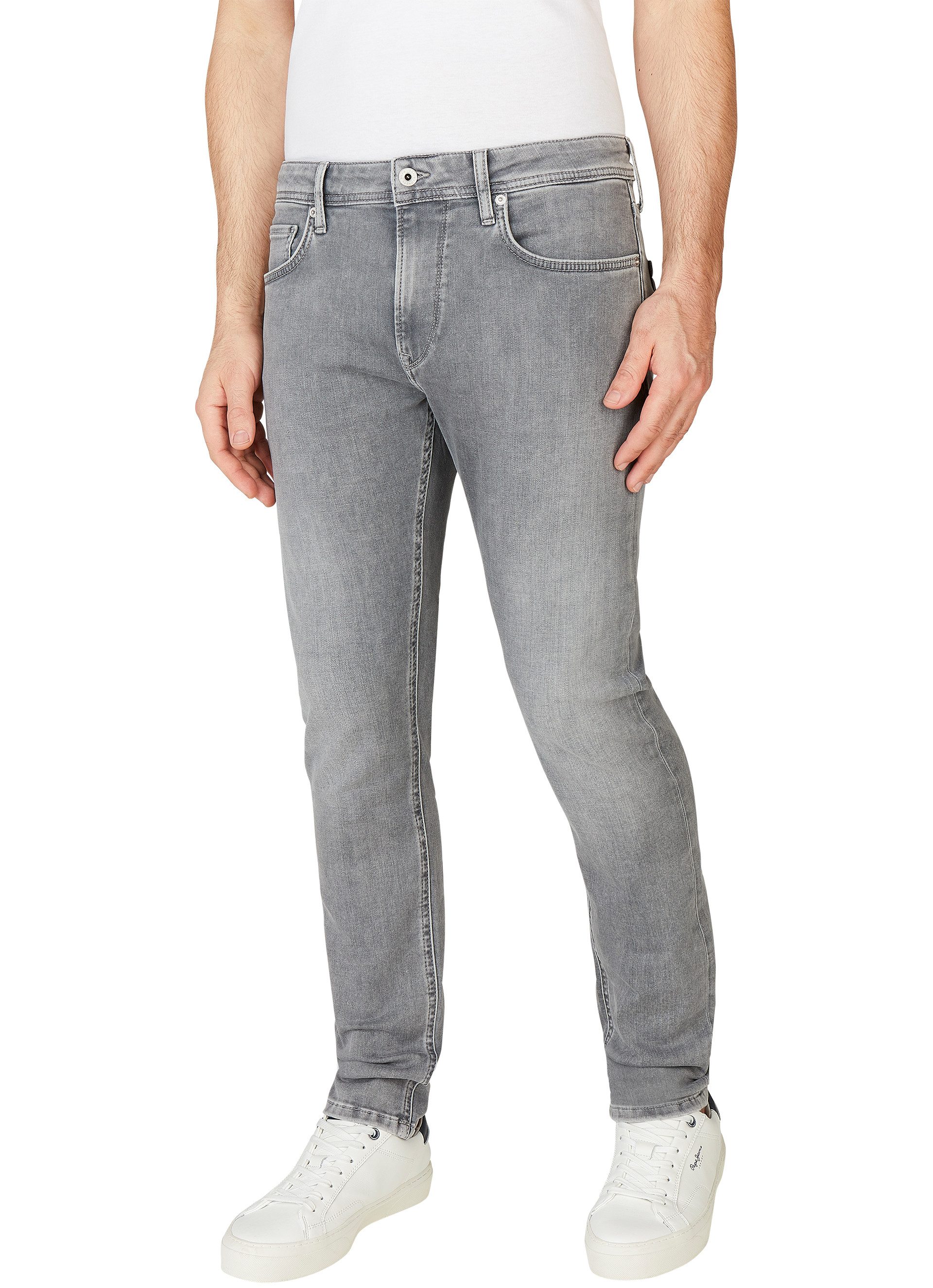 Pepe Jeans Tapered jeans heren tapered jeans maat 30 grijs
