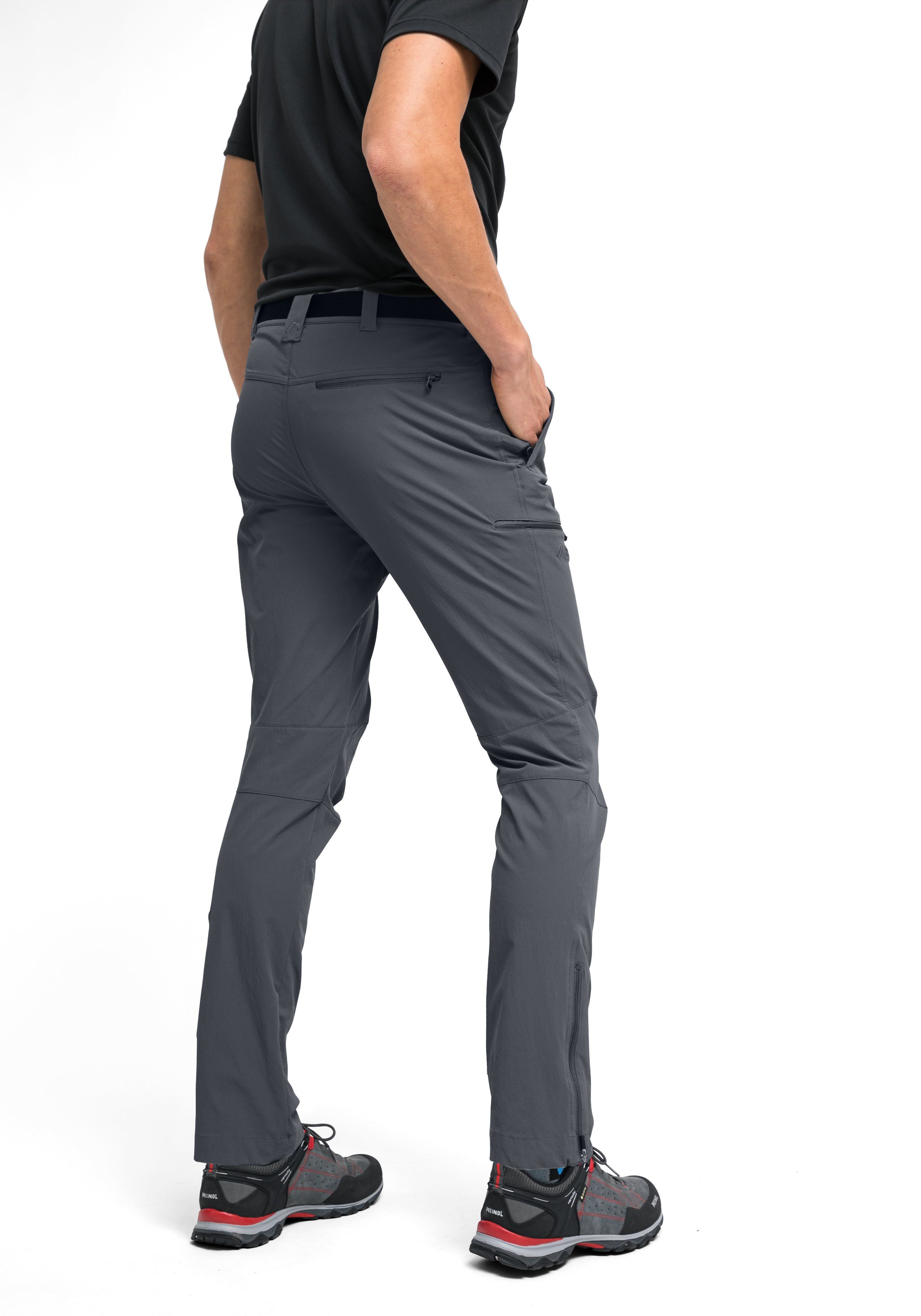 Maier Sports Functionele broek Torid slim Heren wandelbroek, ademende outdoor-broek, 4 zakken, slim fit