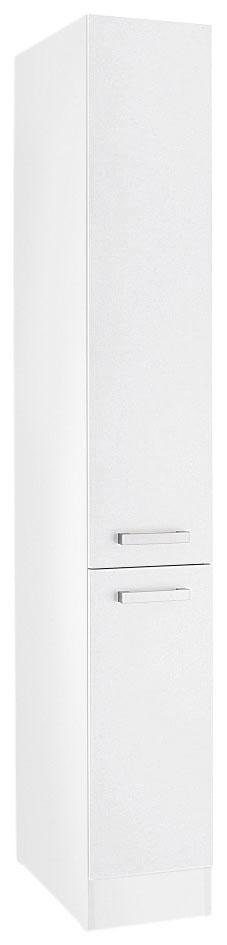 OPTIFIT Apothekerskast Odense 30 cm breed, 207 cm hoog, met 2 laden, voor veel bergruimte opbergkasten wit