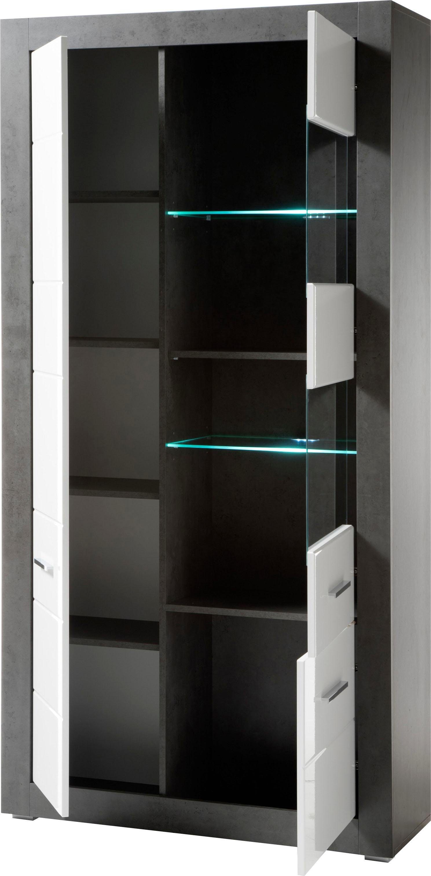 INOSIGN Vitrinekast Etero Hoogte 198 cm