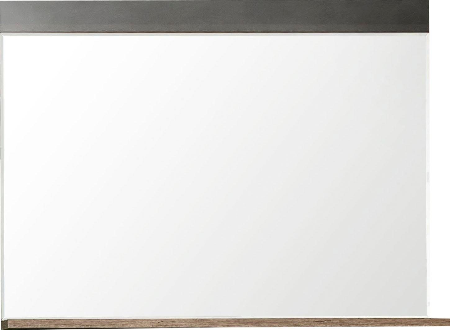 INOSIGN Garderobespiegel Ilana Wandspiegel in moderne industriële stijl met plank, B/H 90/69 cm