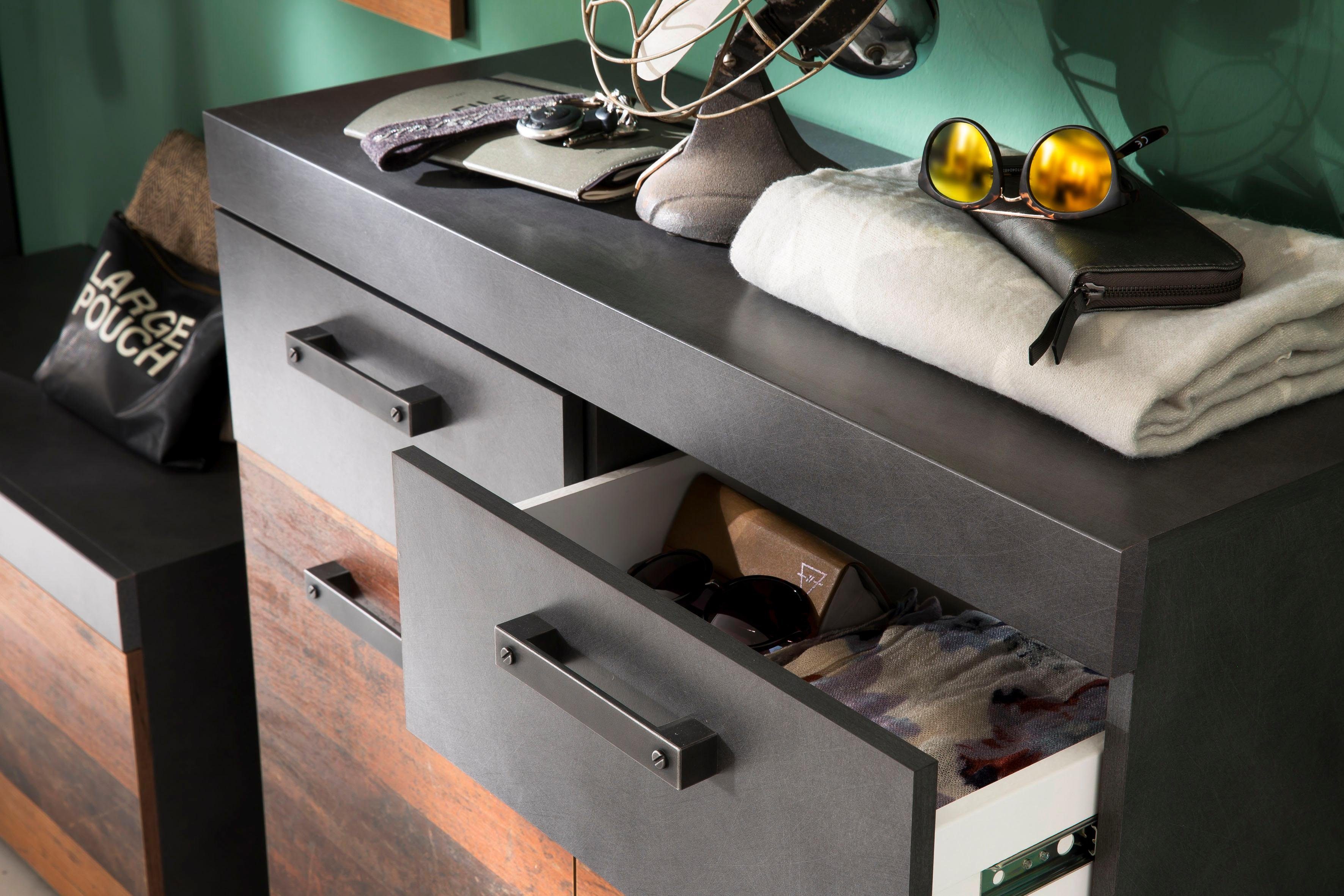 INOSIGN Halmeubelset Ilana moderne industriële stijl (set, 4-delig)