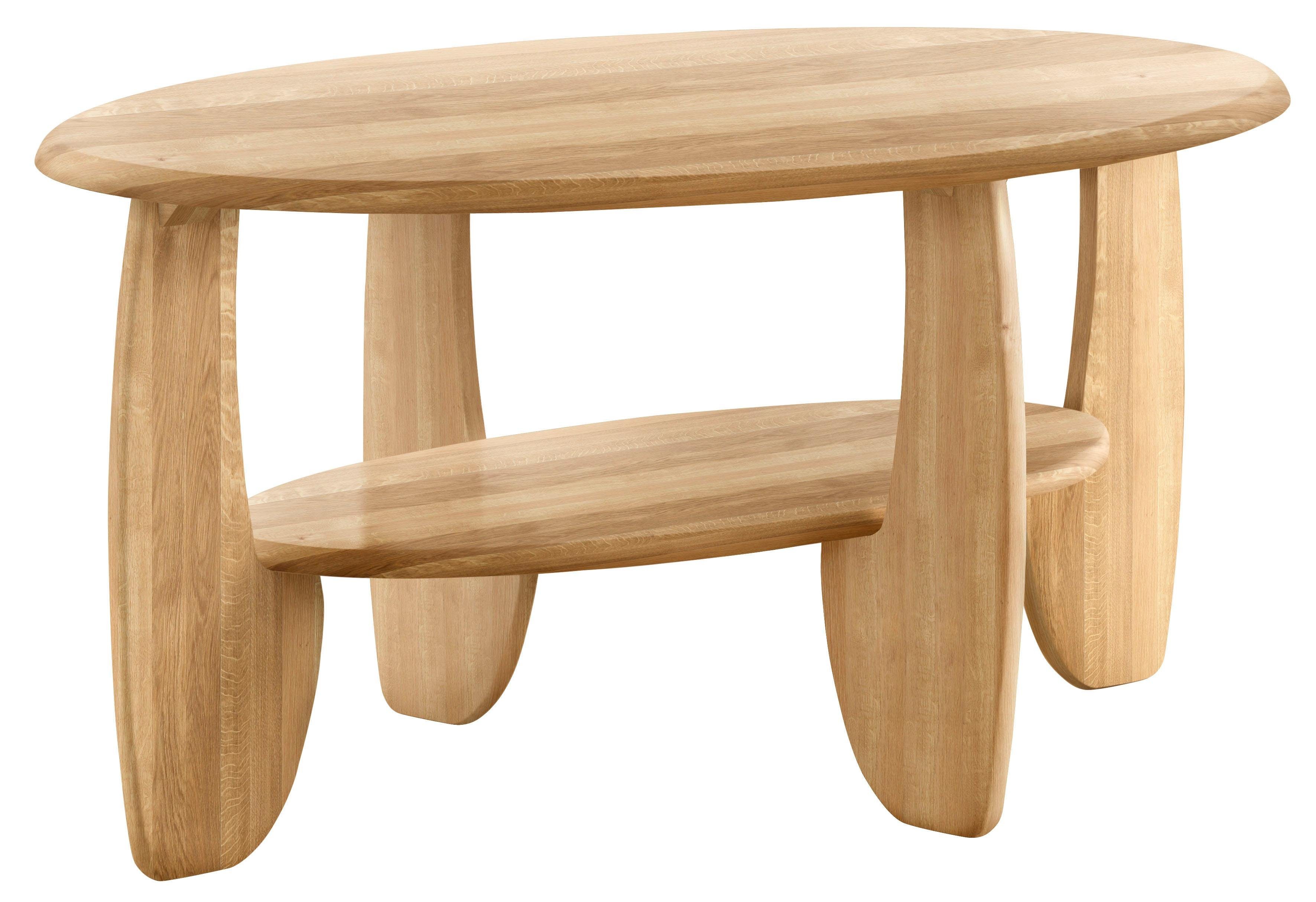 Home affaire Salontafel van massief hout wildeiken of beukenkernhout fsc®-gecertificeerd
