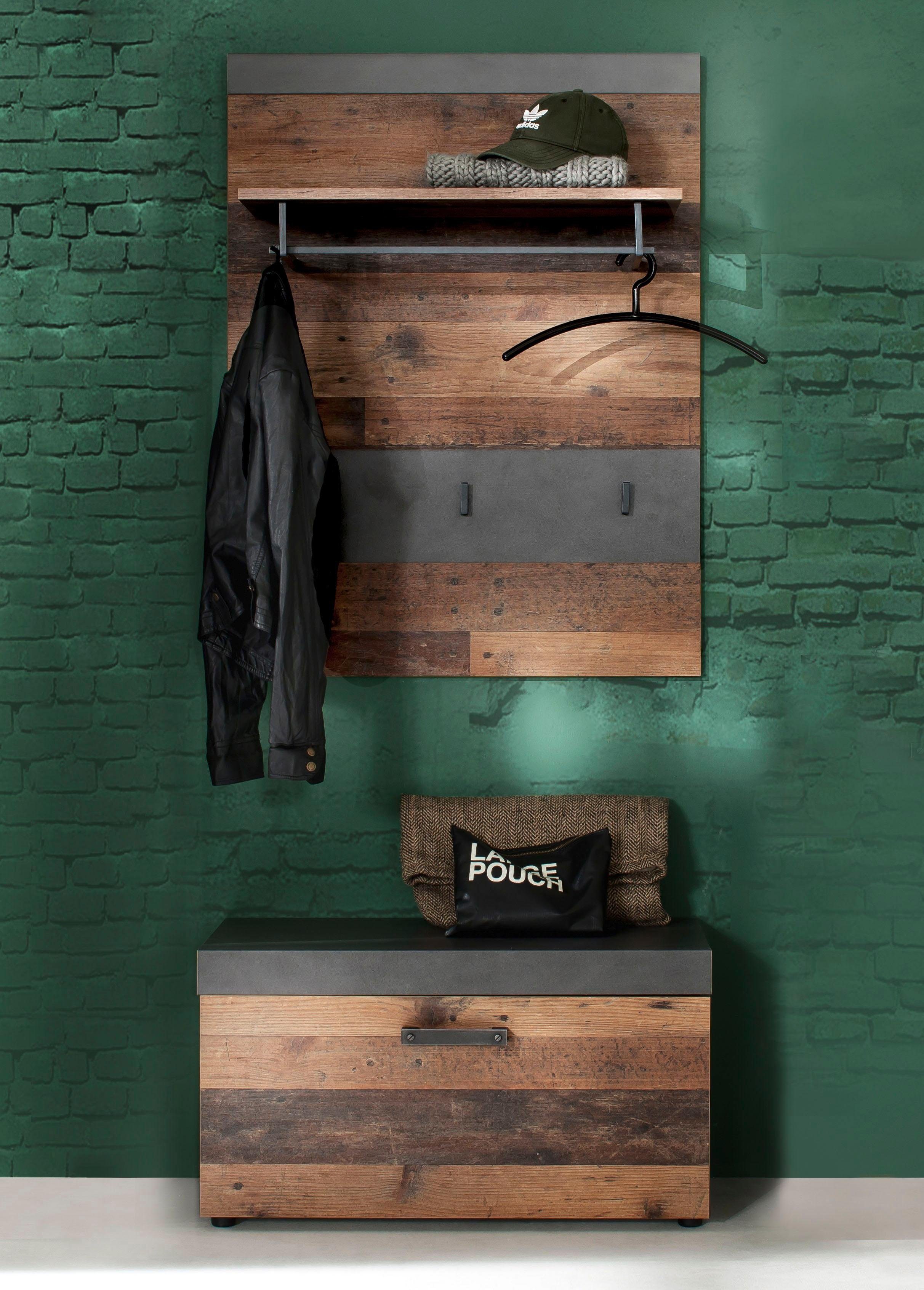 INOSIGN Halmeubelset Ilana moderne industriële stijl (set, 2-delig)