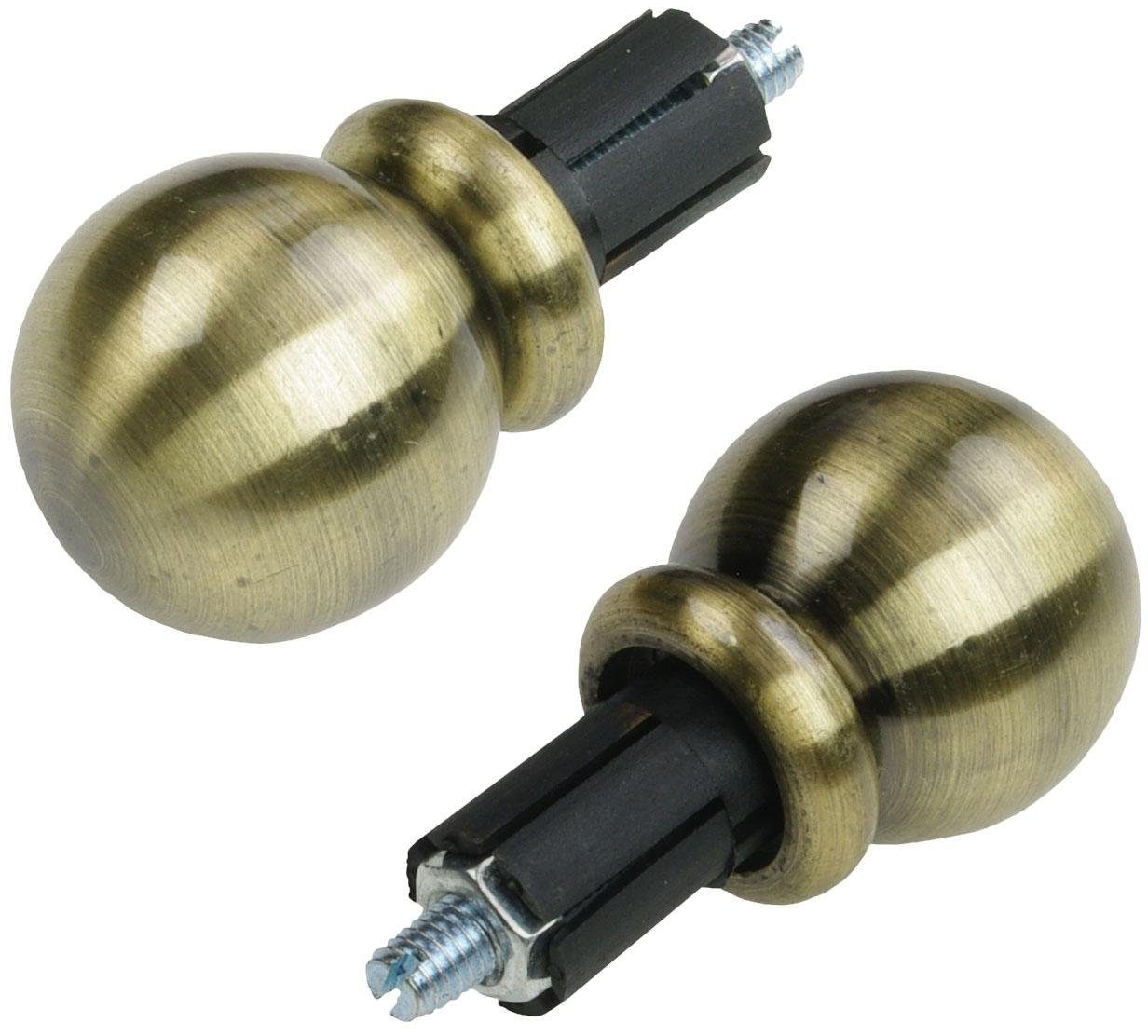 Liedeco Gordijnroede Esp bol 1-track met een vaste afmeting van ø 16 mm