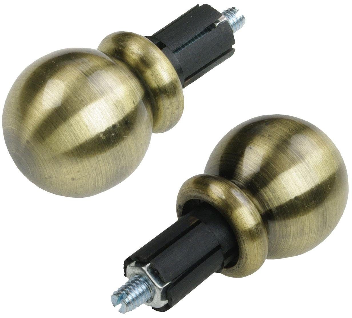 Liedeco Gordijnroede Esp bol 2-sporig in standaardmaat ø 16 mm