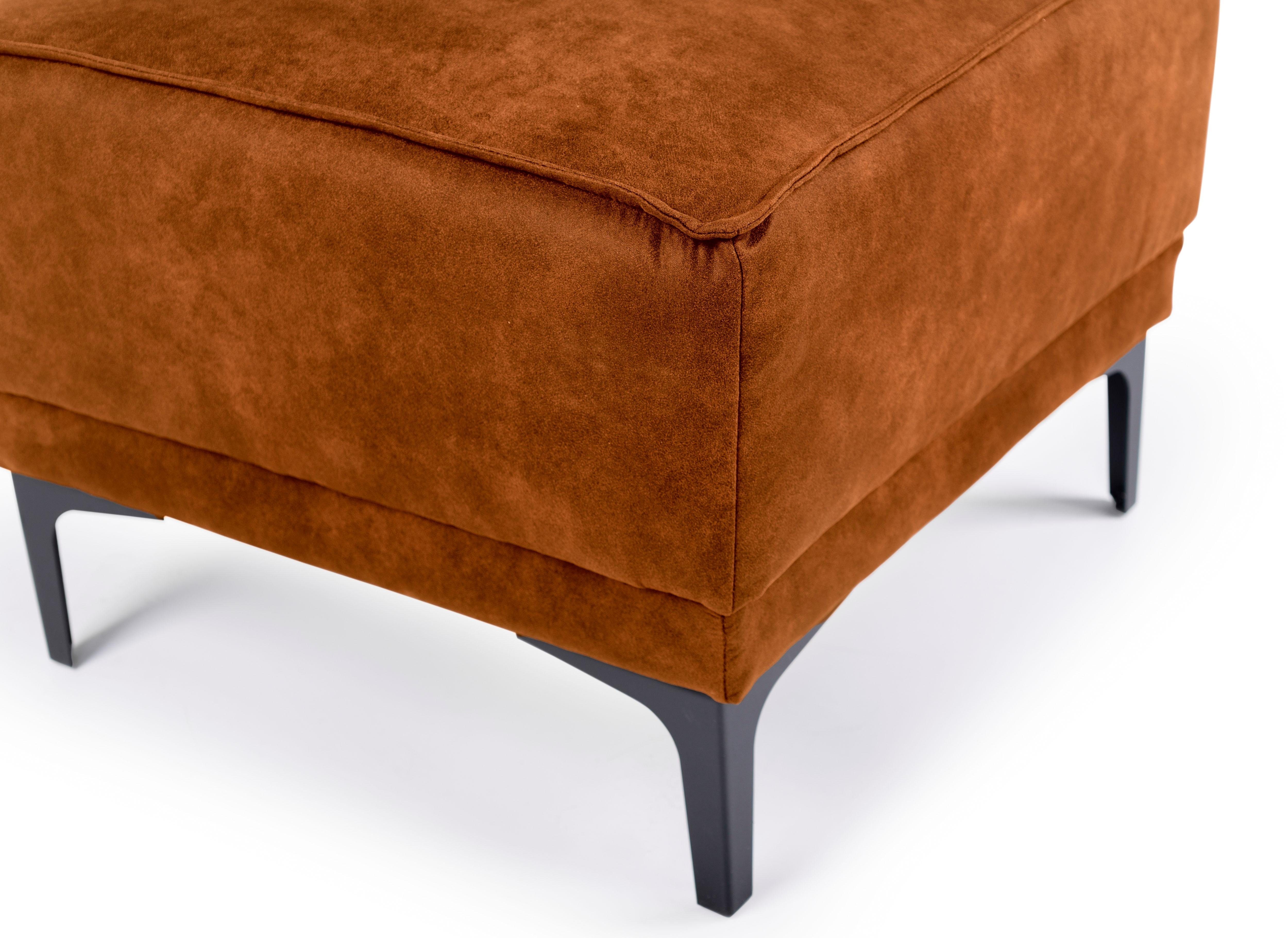 Places of Style Hocker Oland passend bij de serie oland, scandinavisch design, metalen poten