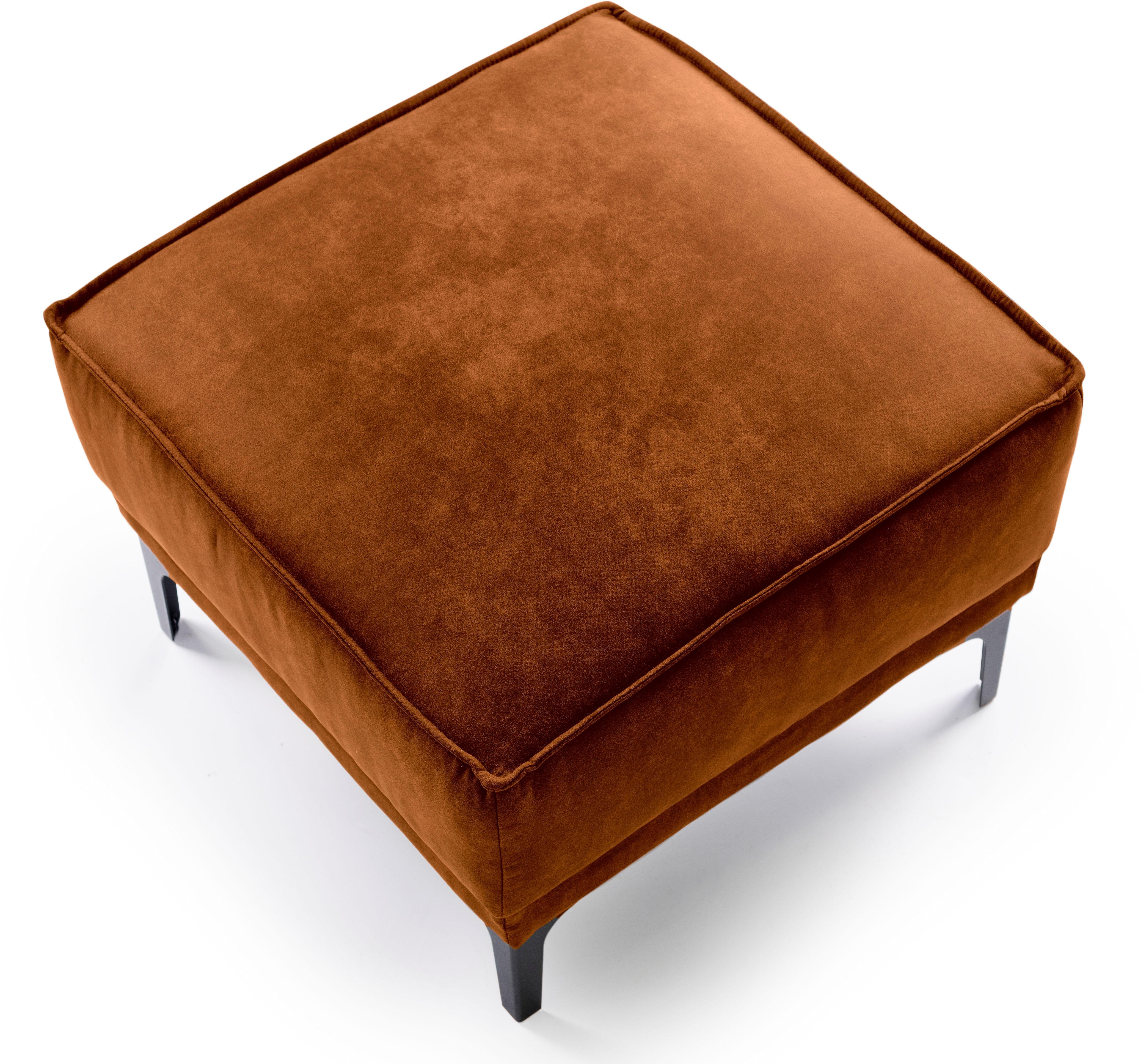Places of Style Hocker Oland passend bij de serie oland, scandinavisch design, metalen poten