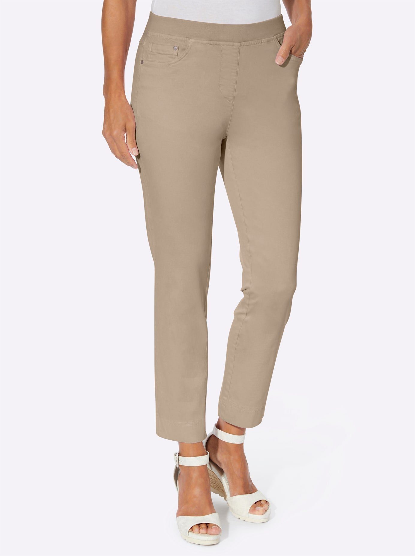 Classic Inspirationen 7/8 jeans (1-delig) dames 7/8 jeans maat 48 bruin