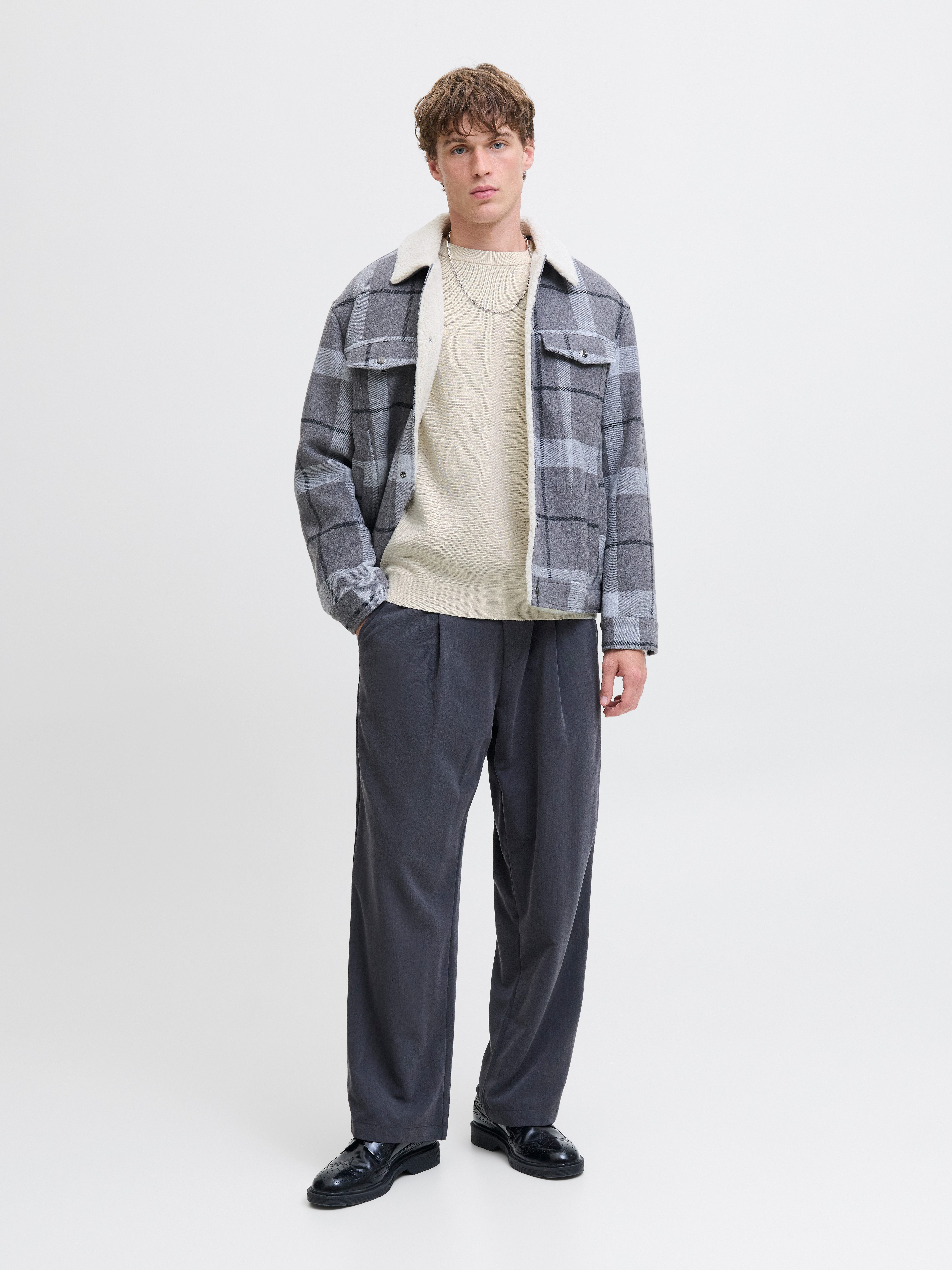 Jack & Jones Gebreide trui JPRBLAMILANO STITCH KNIT CREW NECK SN