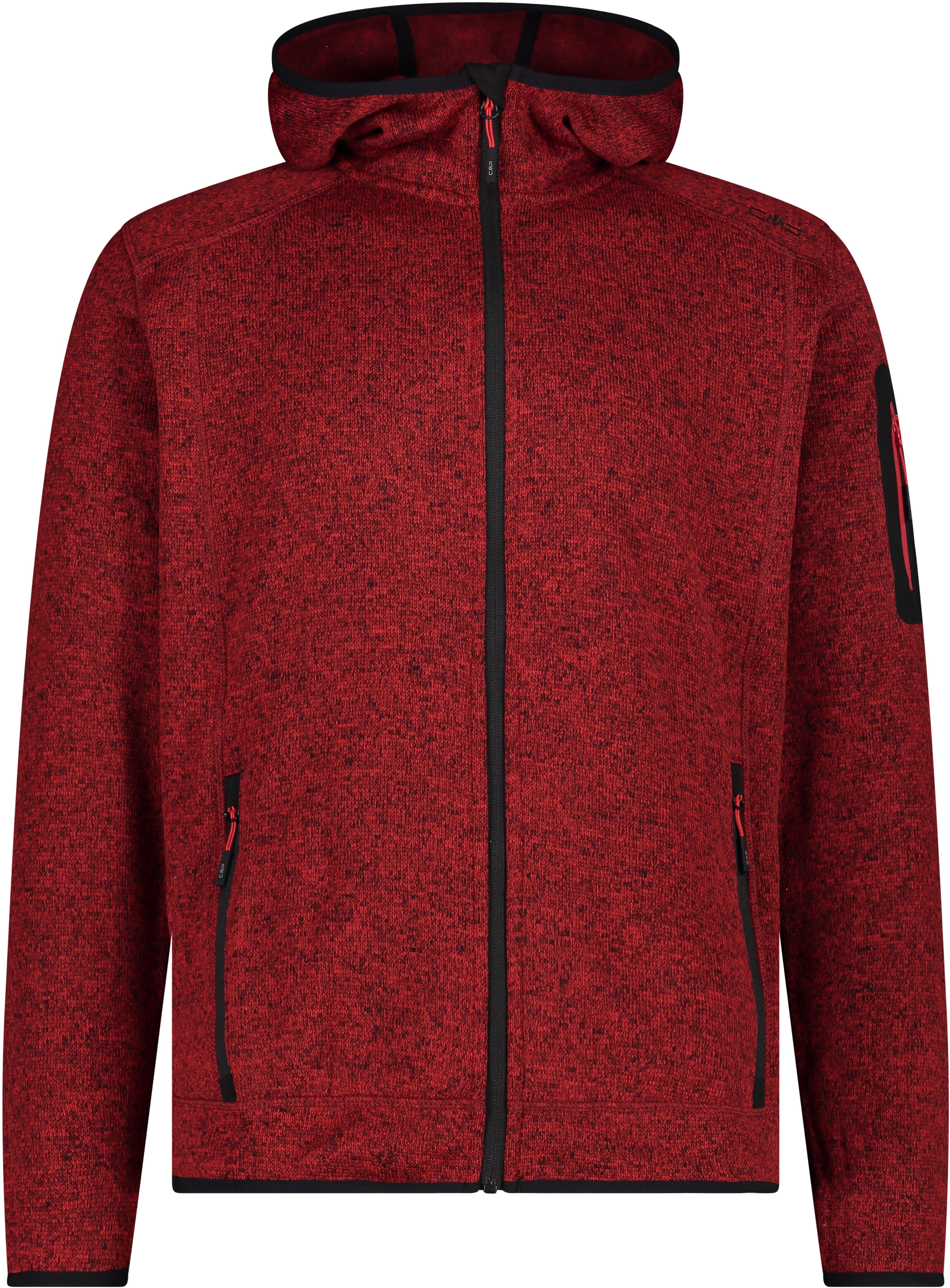 CMP Gebreid fleecejack MAN JACKET FIX HOOD (1 stuk)