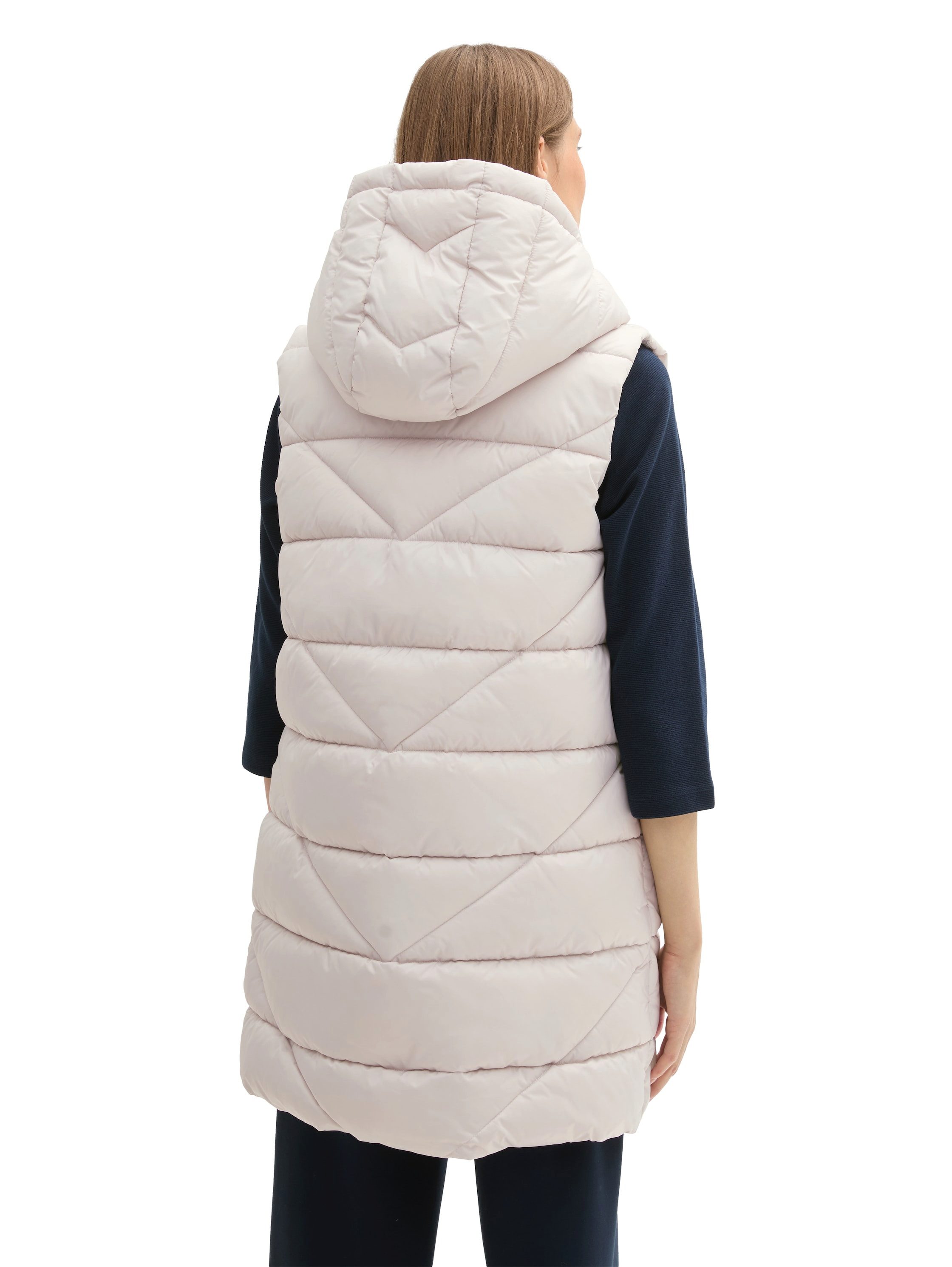 Tom Tailor Bodywarmer met een capuchon
