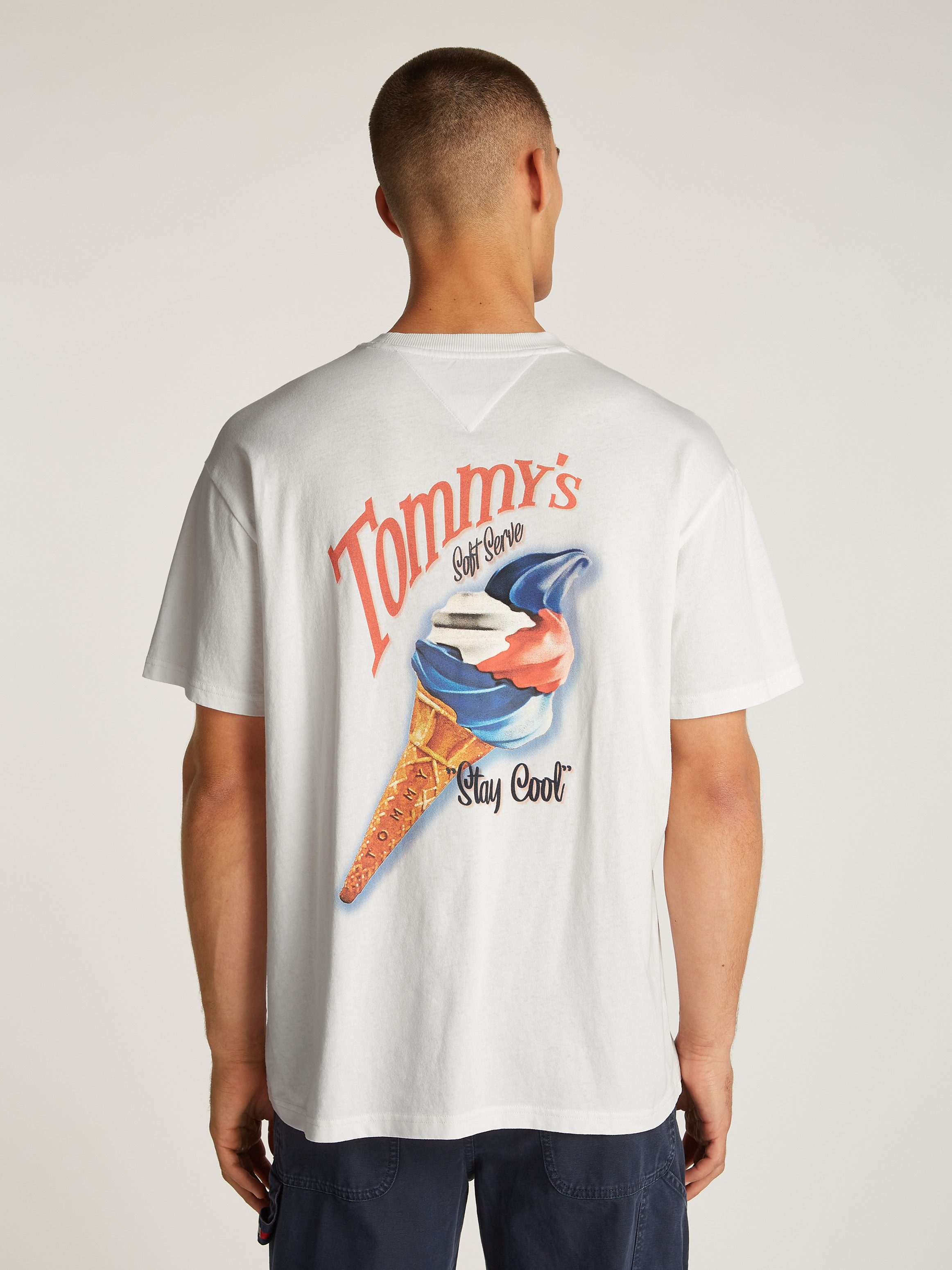 TOMMY JEANS T-shirt TJM RLX NOVELTY 2 GMD TEE