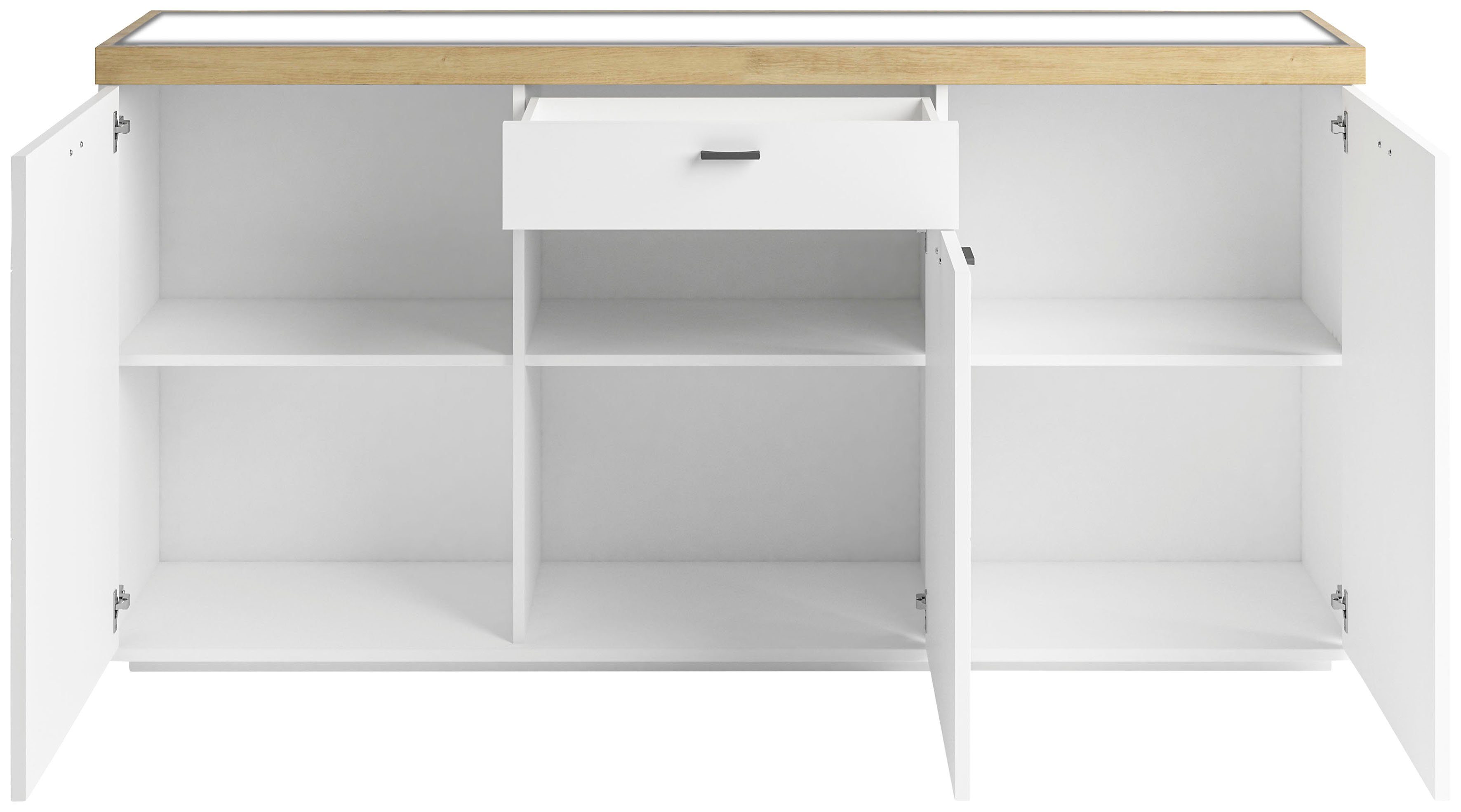 set one by Musterring Dressoir Lancaster In 2 kleuren, met verschillende bovenbladen te kiezen