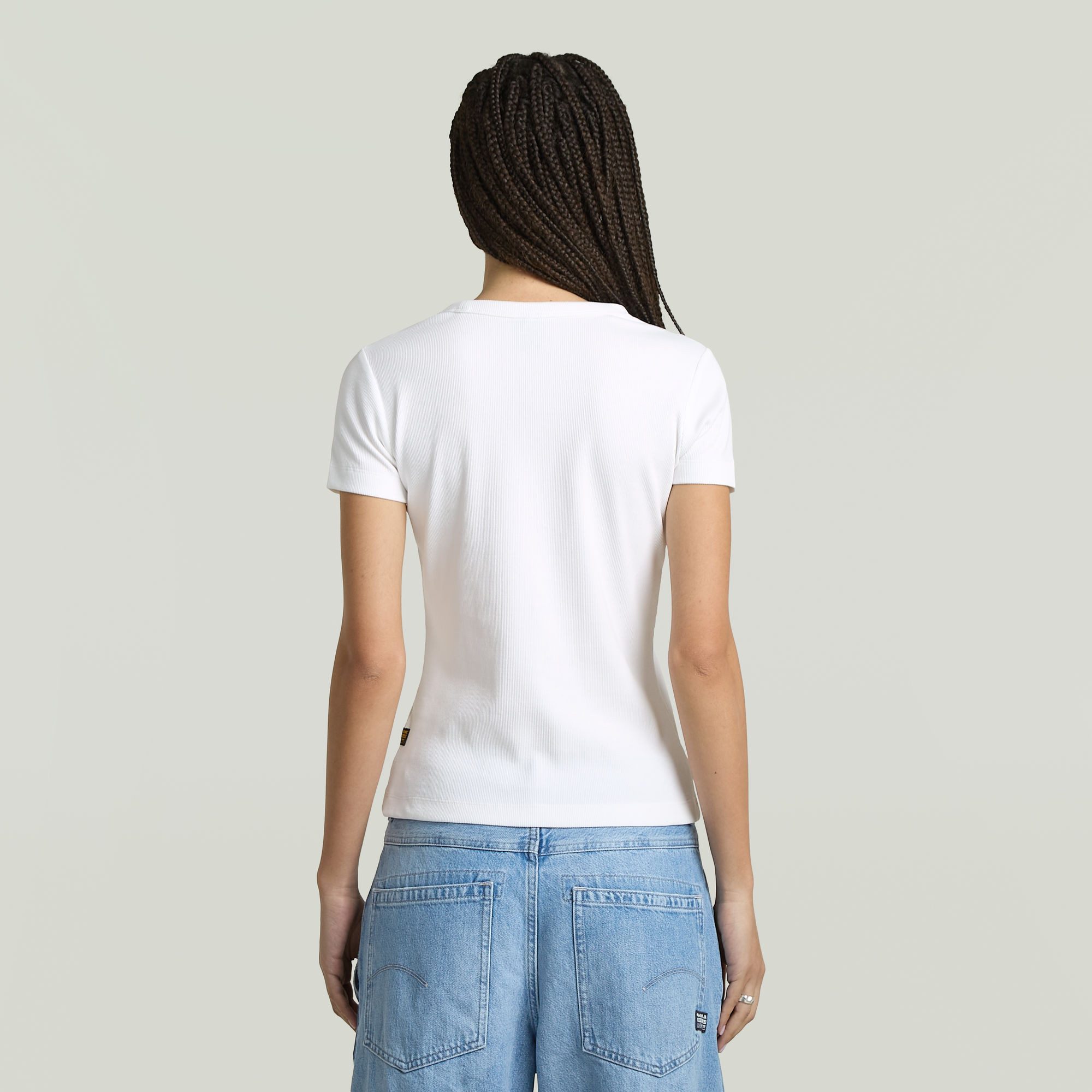 G-Star RAW T-shirt Rib Cap Sleeve