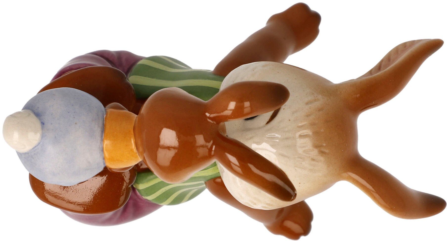 Goebel Paashaas Brutaal Dachs Verzamelfiguur, konijn vader met konijn kind (1 stuk)