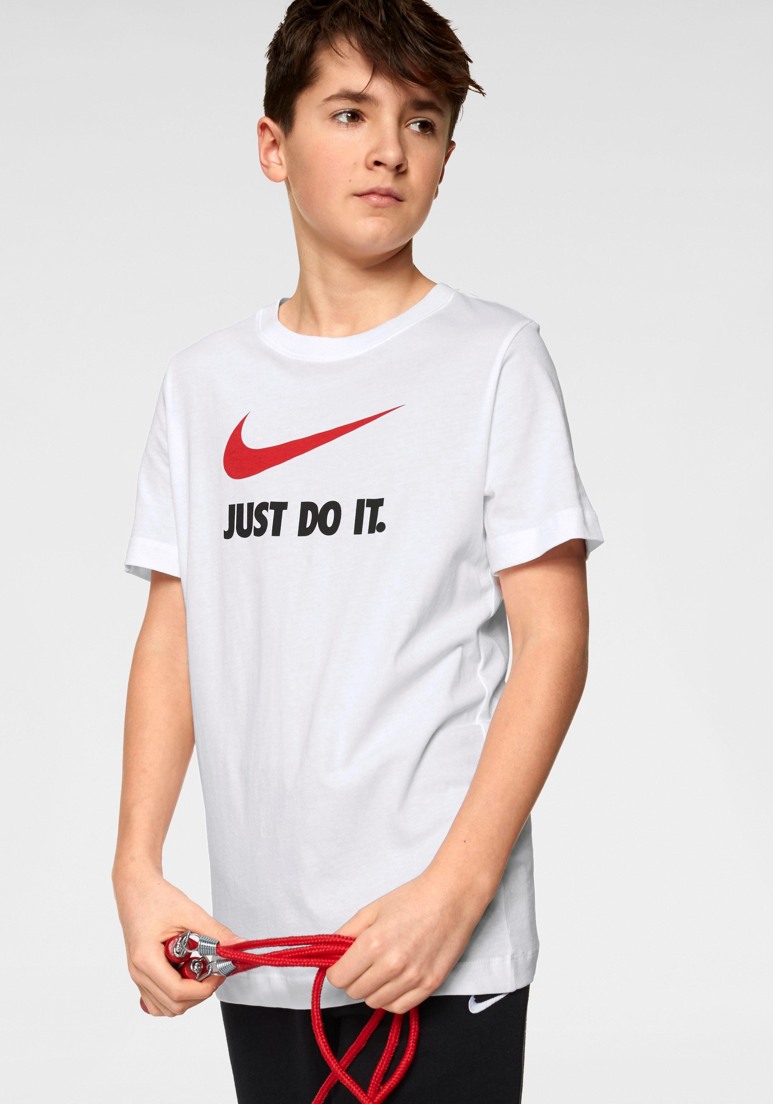 Nike Sportswear T-shirt BOYS NIKE SPORTSWEAR TEE JUST DO IT SWOOSH