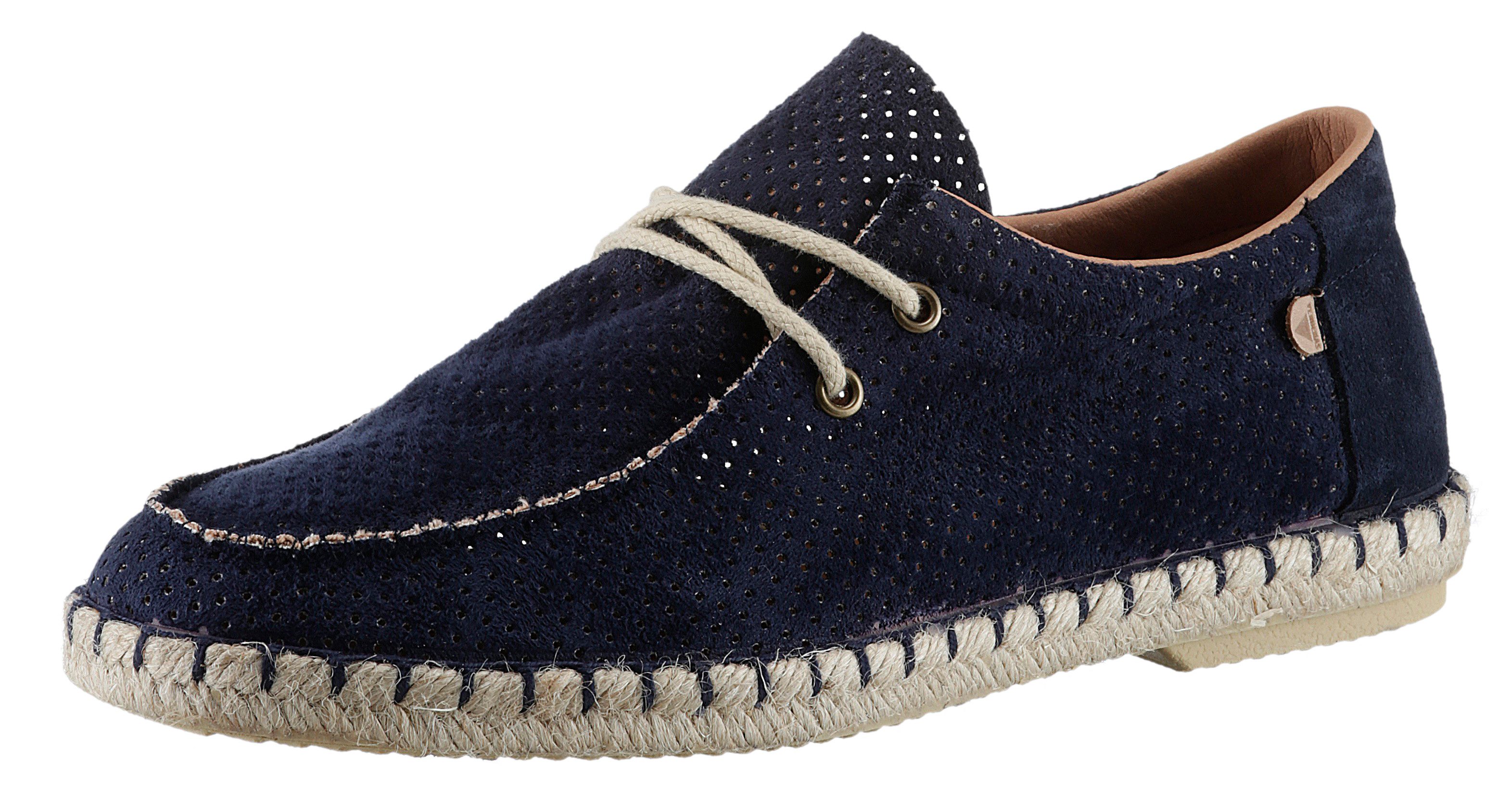 VERBENAS Mocassins TRUMAN HOLE , espadrilles, zomerschoen, vrijetijdsschoen met mooie siernaad