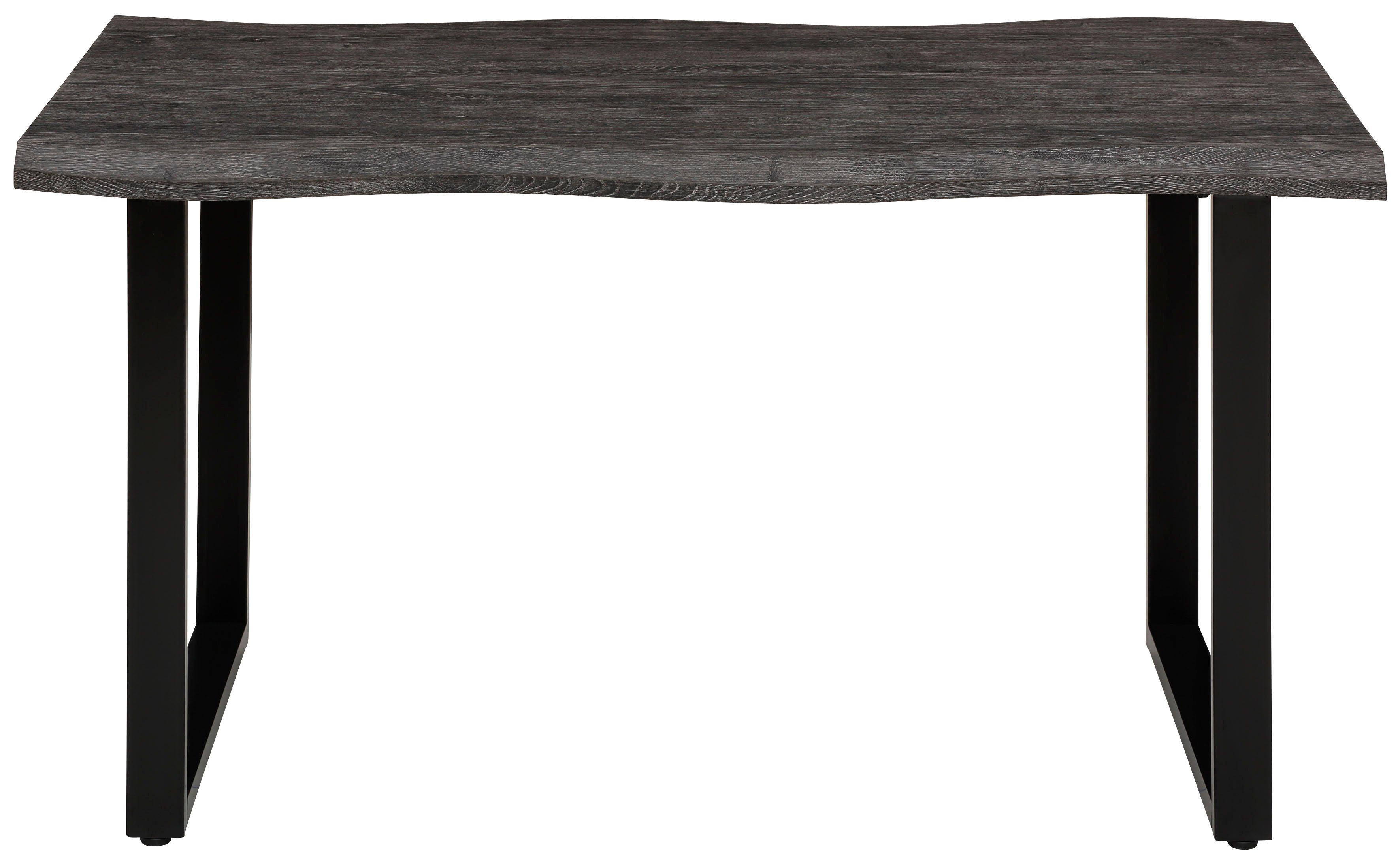 HELA Eettafel GISELLE boomkanttafel, keukentafel, TOPSELLER! OTTOs Choice Sledeframe metaal, industrieel design, 140 - 200 cm breedte, 2 kleuren