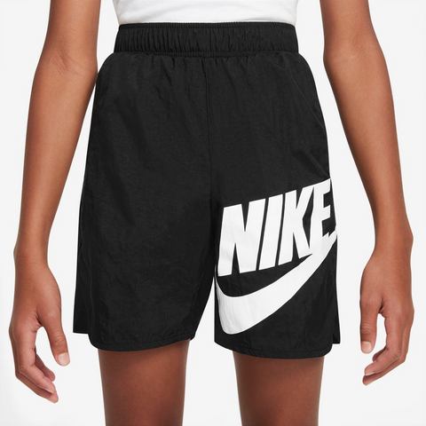 Nike Nike sportswear woven hybride korte broek zwart-wit kinderen kinderen