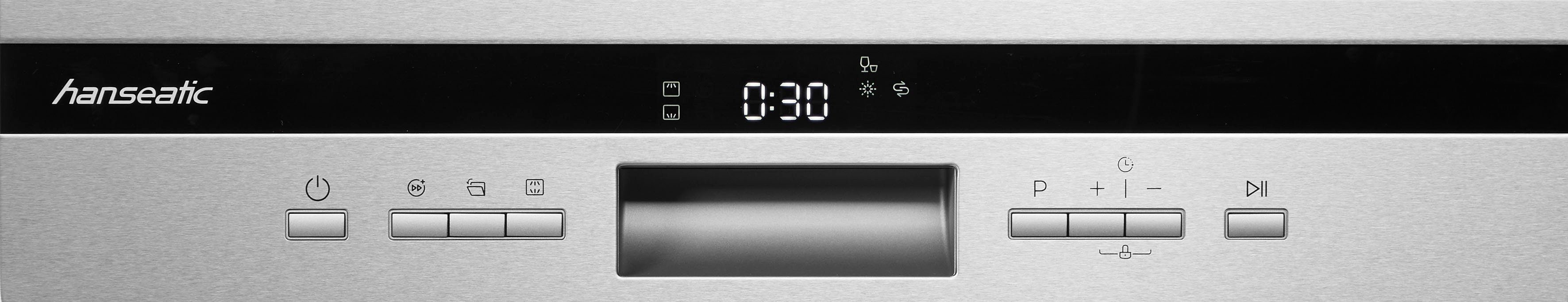 Hanseatic Semi-geïntegreerde vaatwasser HGTI6082C14T7735ES, 81,5 cm x 59,8 cm