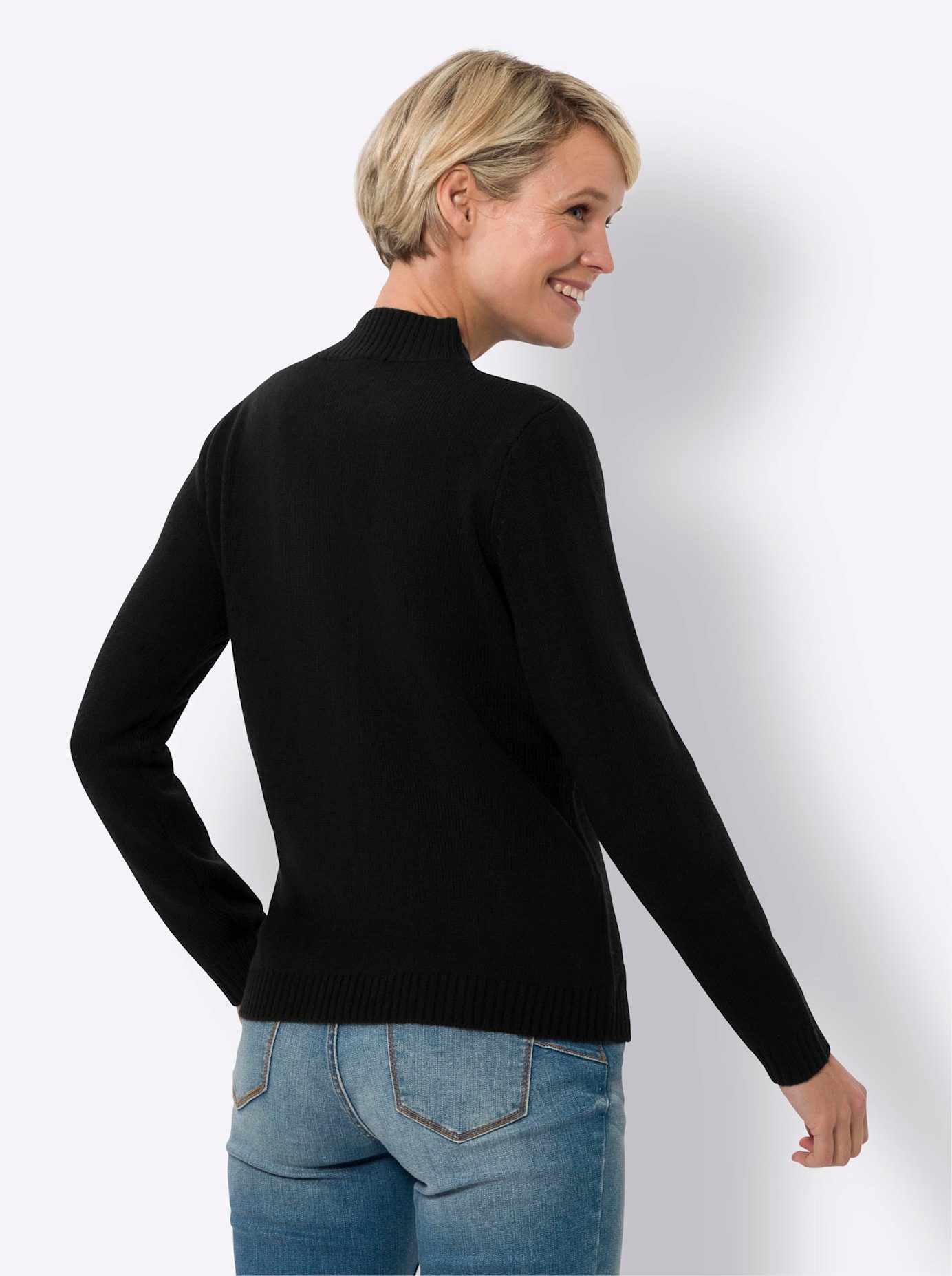 Classic Basics Trui met staande kraag Trui met opstaande kraag