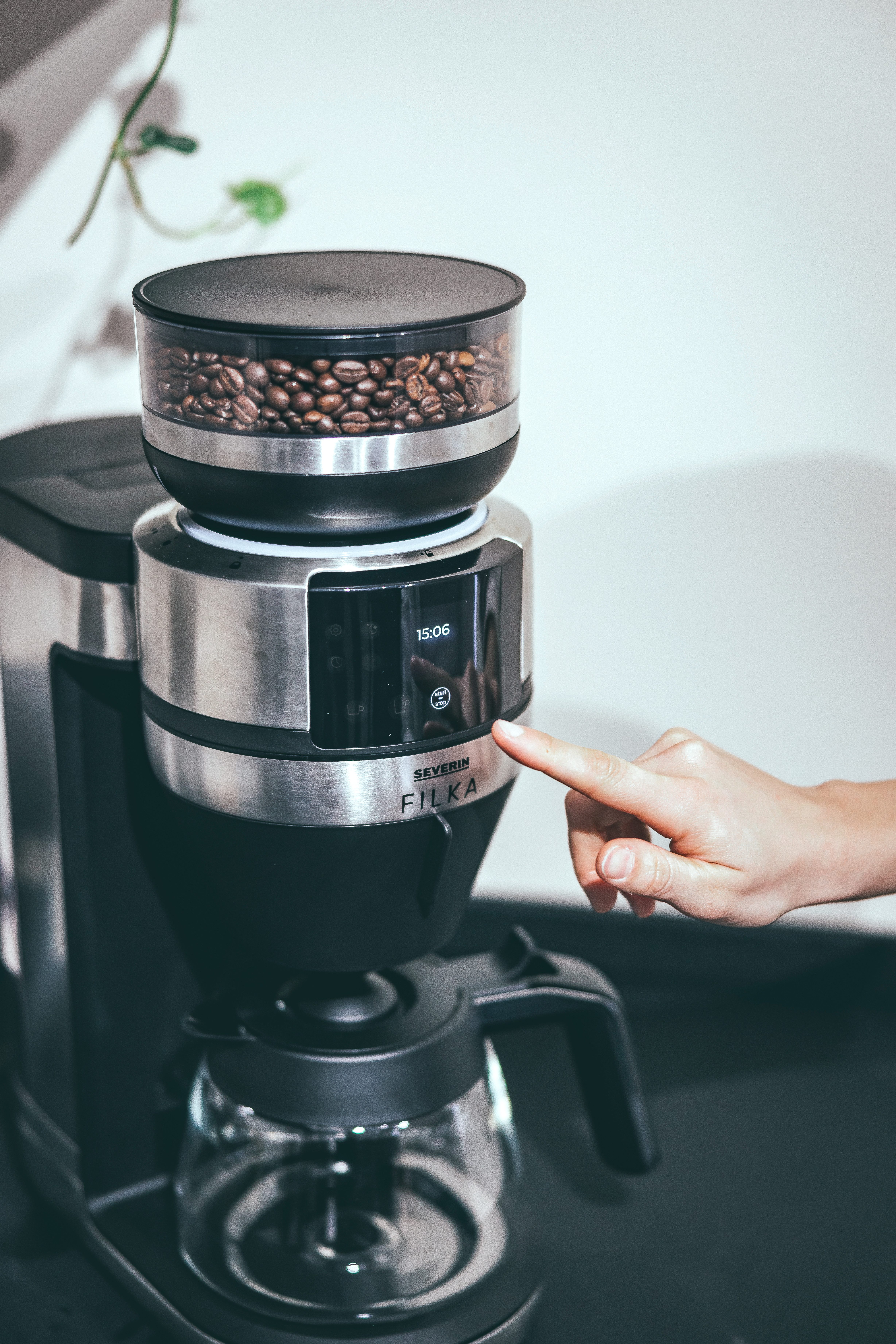 Severin Koffiezetapparaat met bonenmaler KA 4852 FILKA