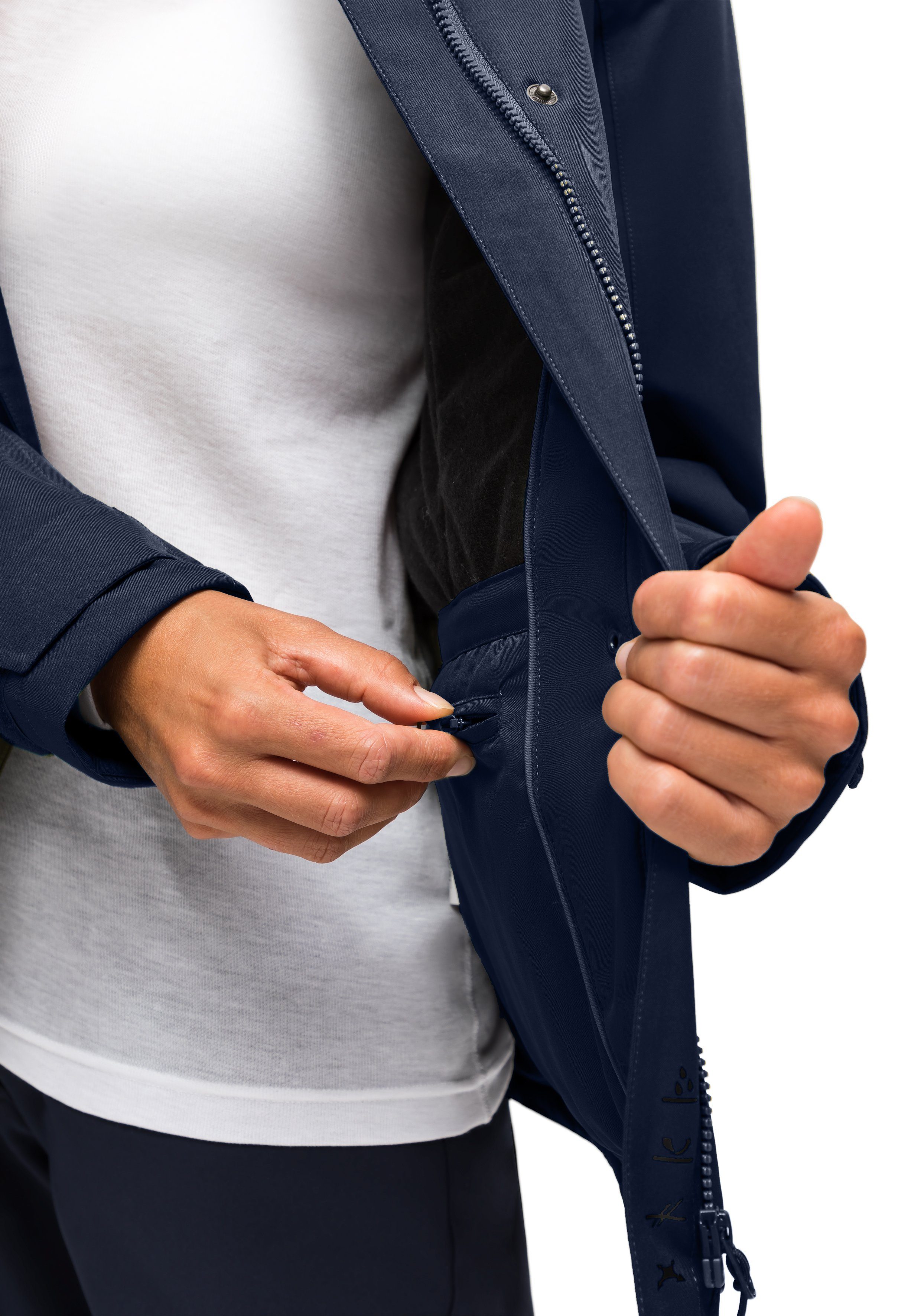 Maier Sports Functioneel jack Lisbon Damesjack, warm gewatteerd winterjack, wind/waterdicht, regular fit