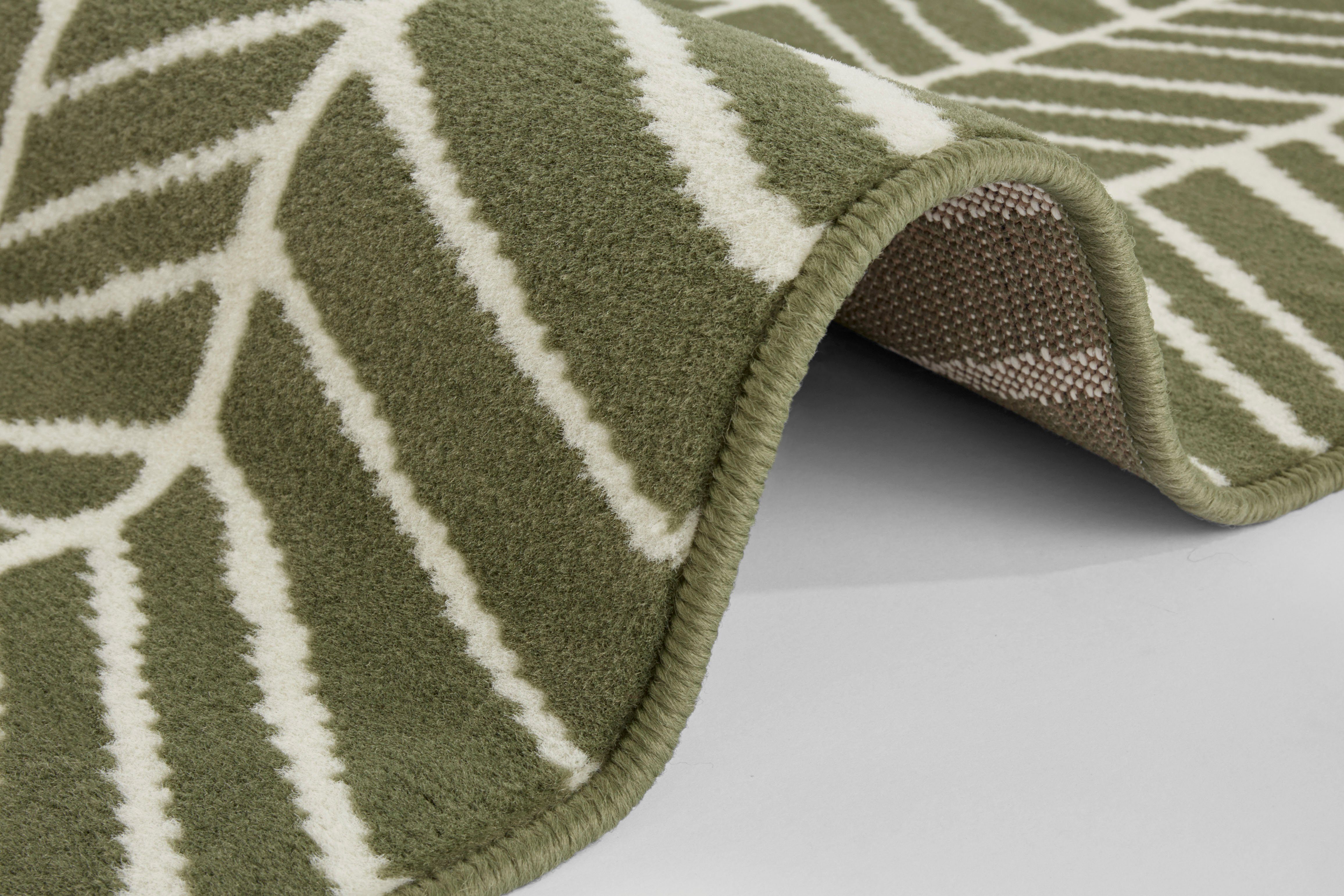 andas Vloerkleed Luke Korte pool, streepdesign, volle kleuren, afgehecht