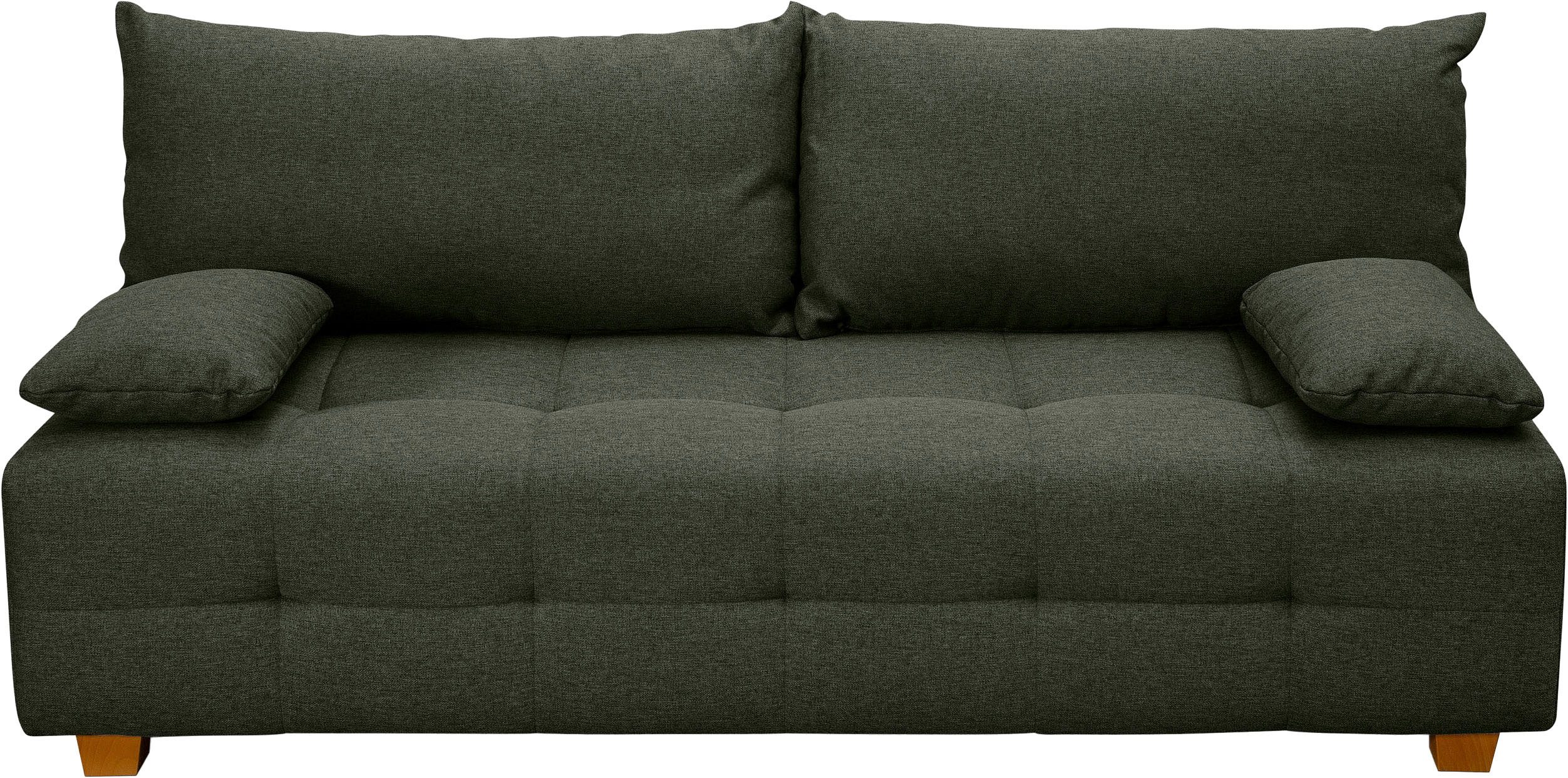 COLLECTION AB Slaapbank Bella Slaapbank, bedlade, bonellvering, rugkussen, armleuningkussen