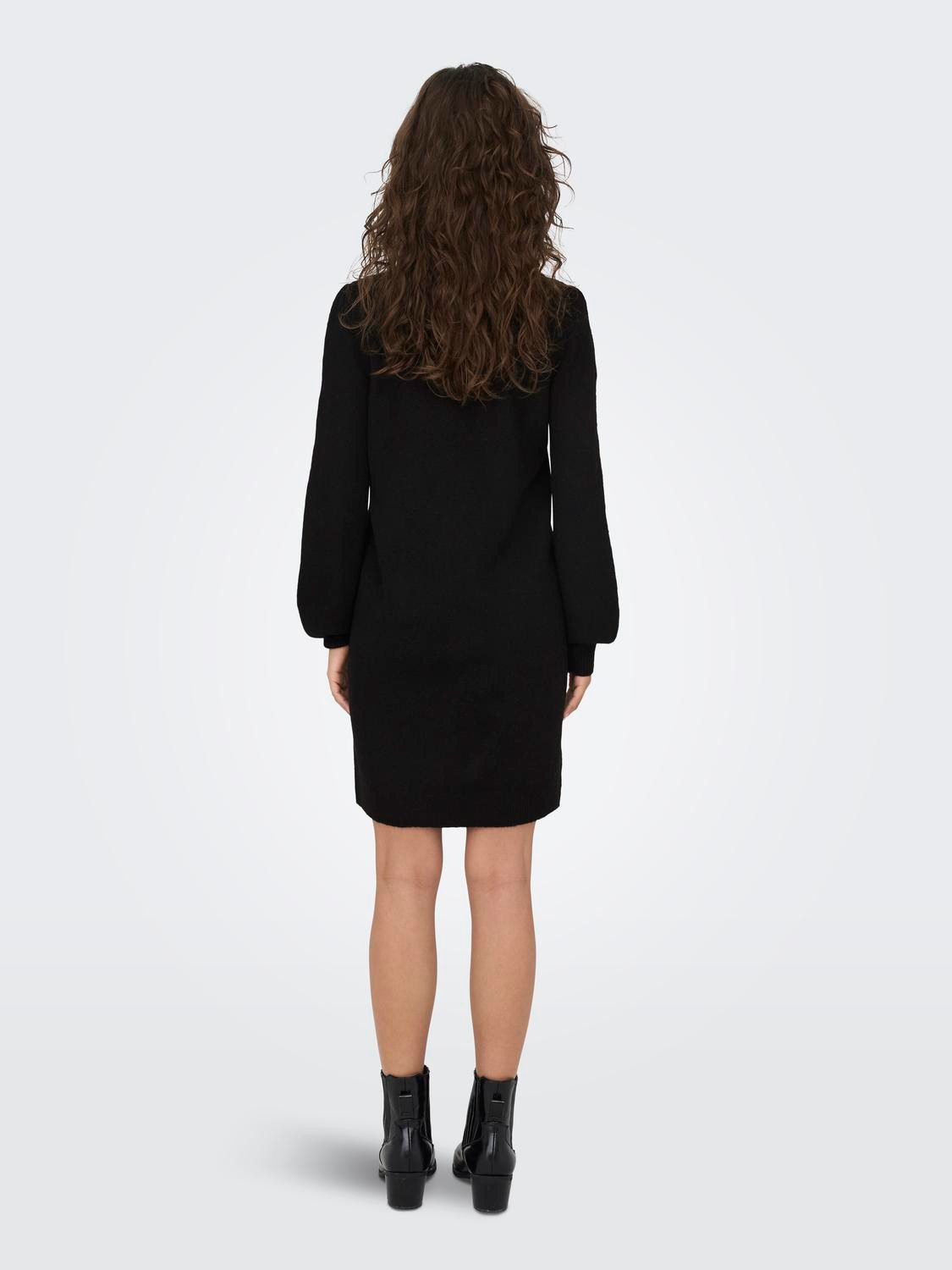 JDY Gebreide jurk JDYRUE LIFE L/S HIGH NECK DRESS KNT NOOS