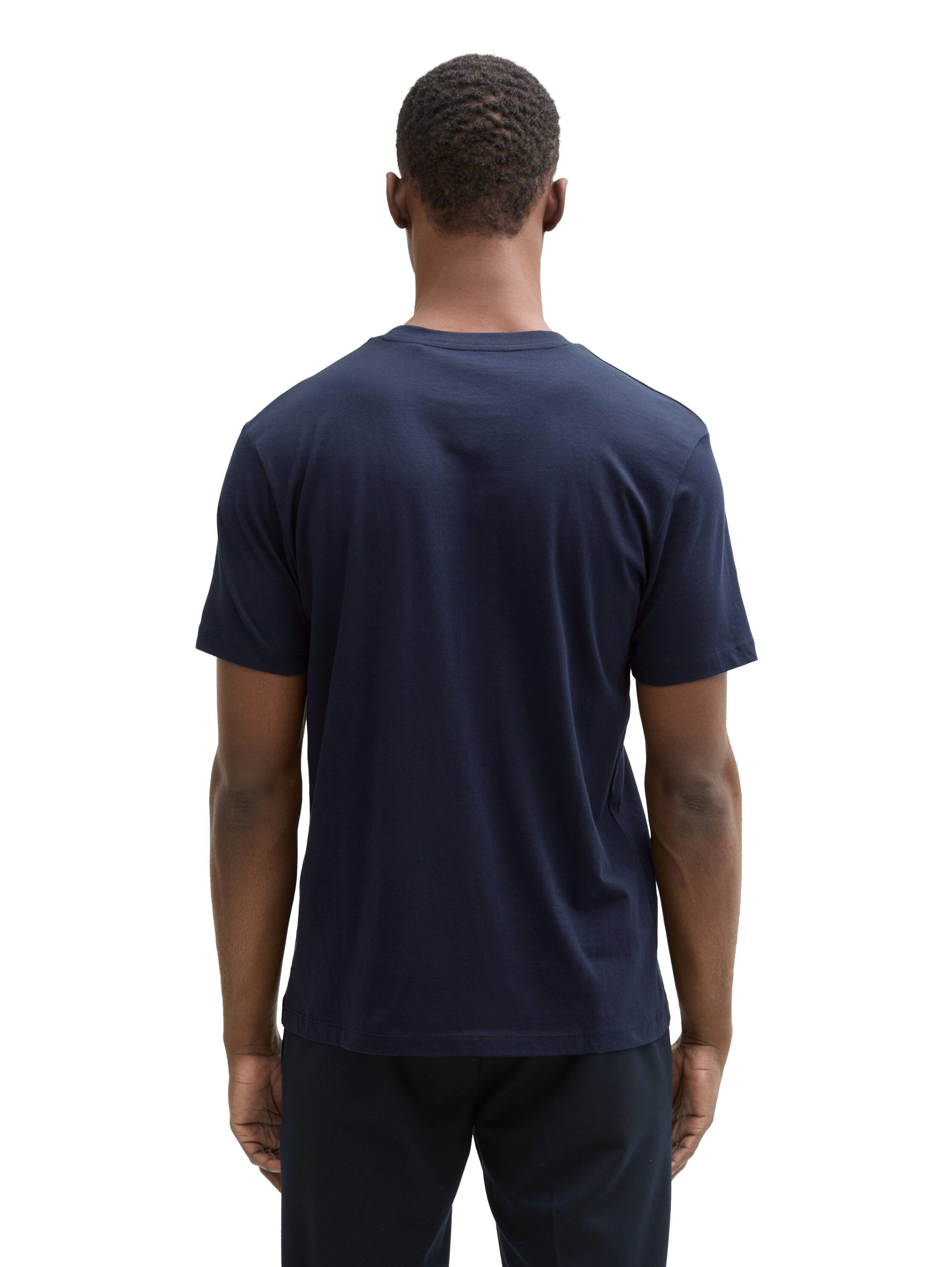 Tom Tailor Denim T-shirt met verschillende logoprints