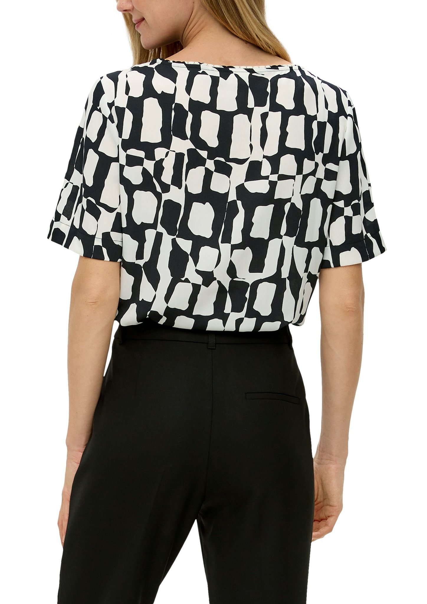 s.Oliver BLACK LABEL Shirtblouse gedessineerd