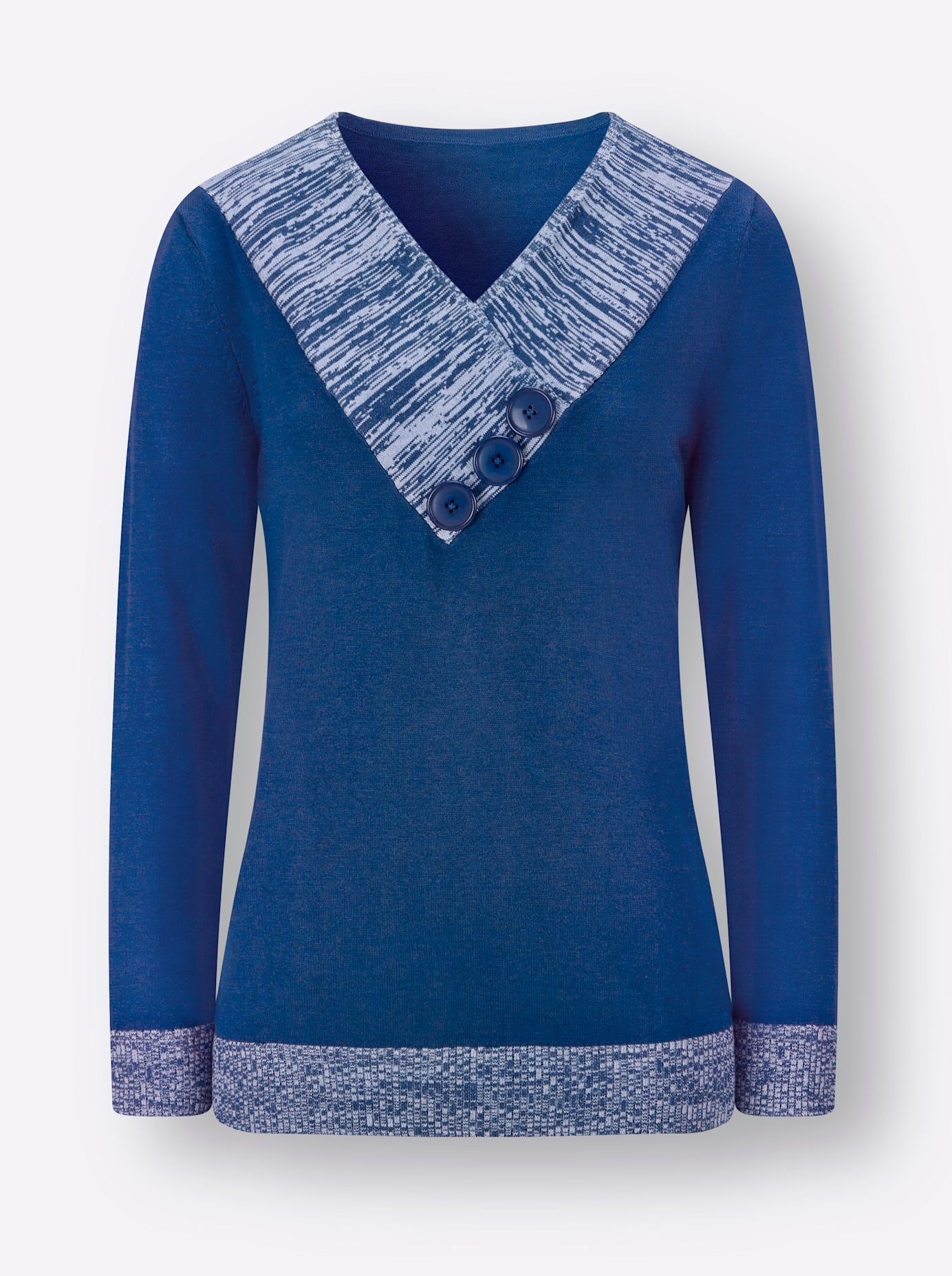 Classic Basics Gebreide Trui met lange mouwen