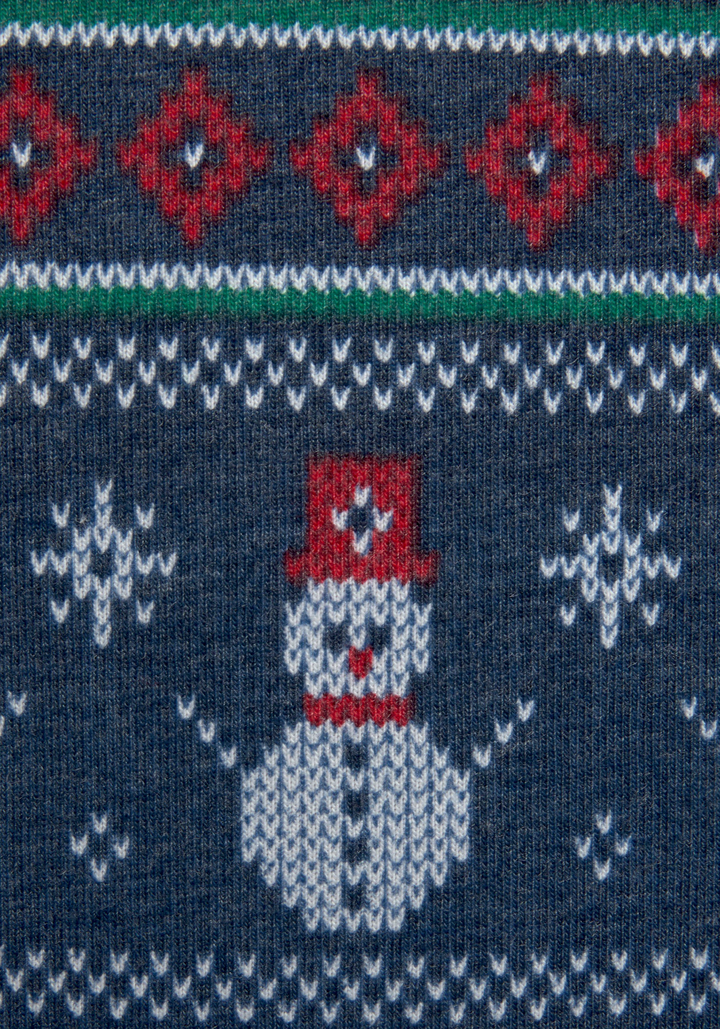 Lascana Nachthemd met winterse print