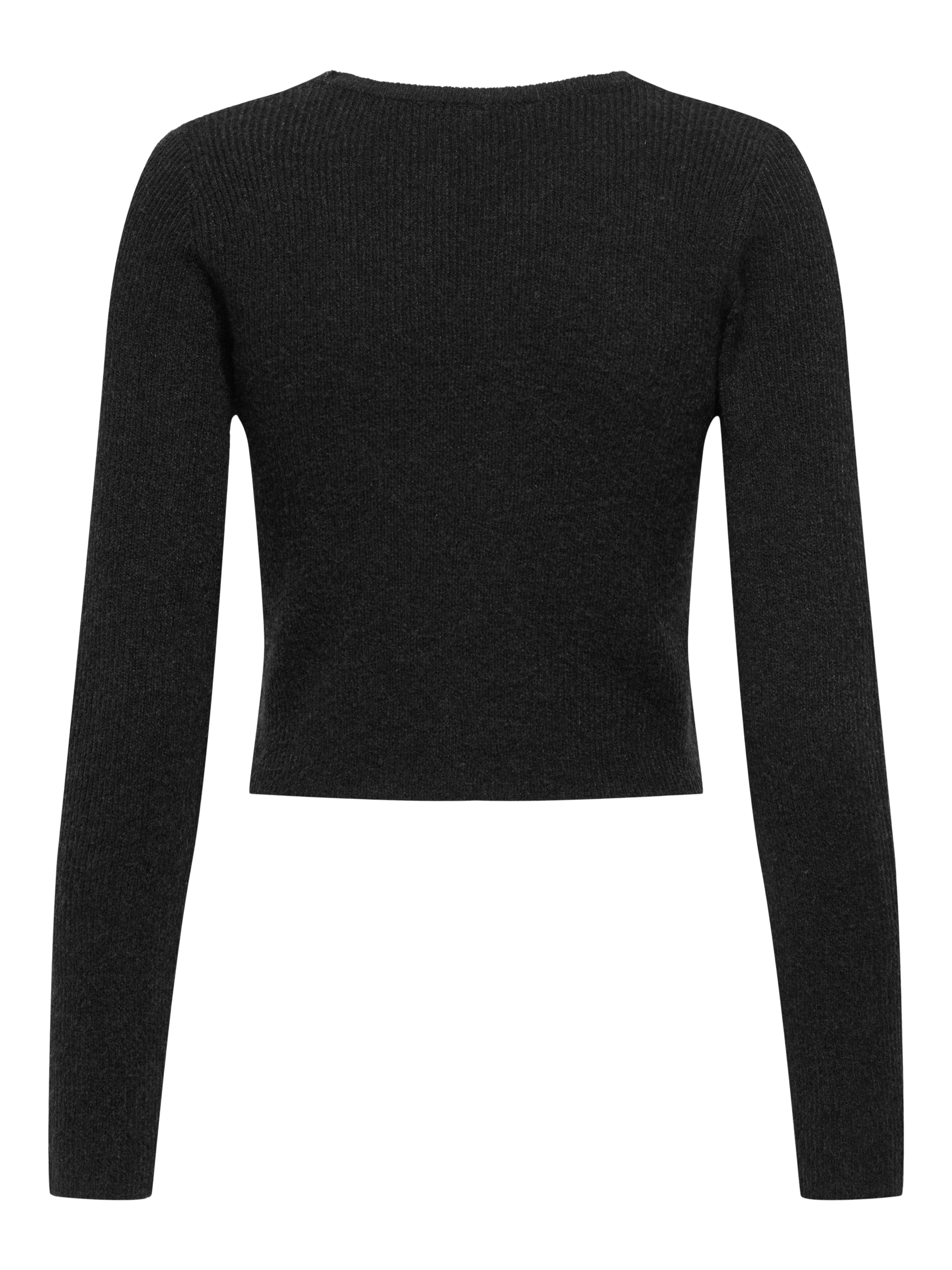 Only Gebreide trui ONLRICA LIFE LS VNECK PEARLCARD KNT