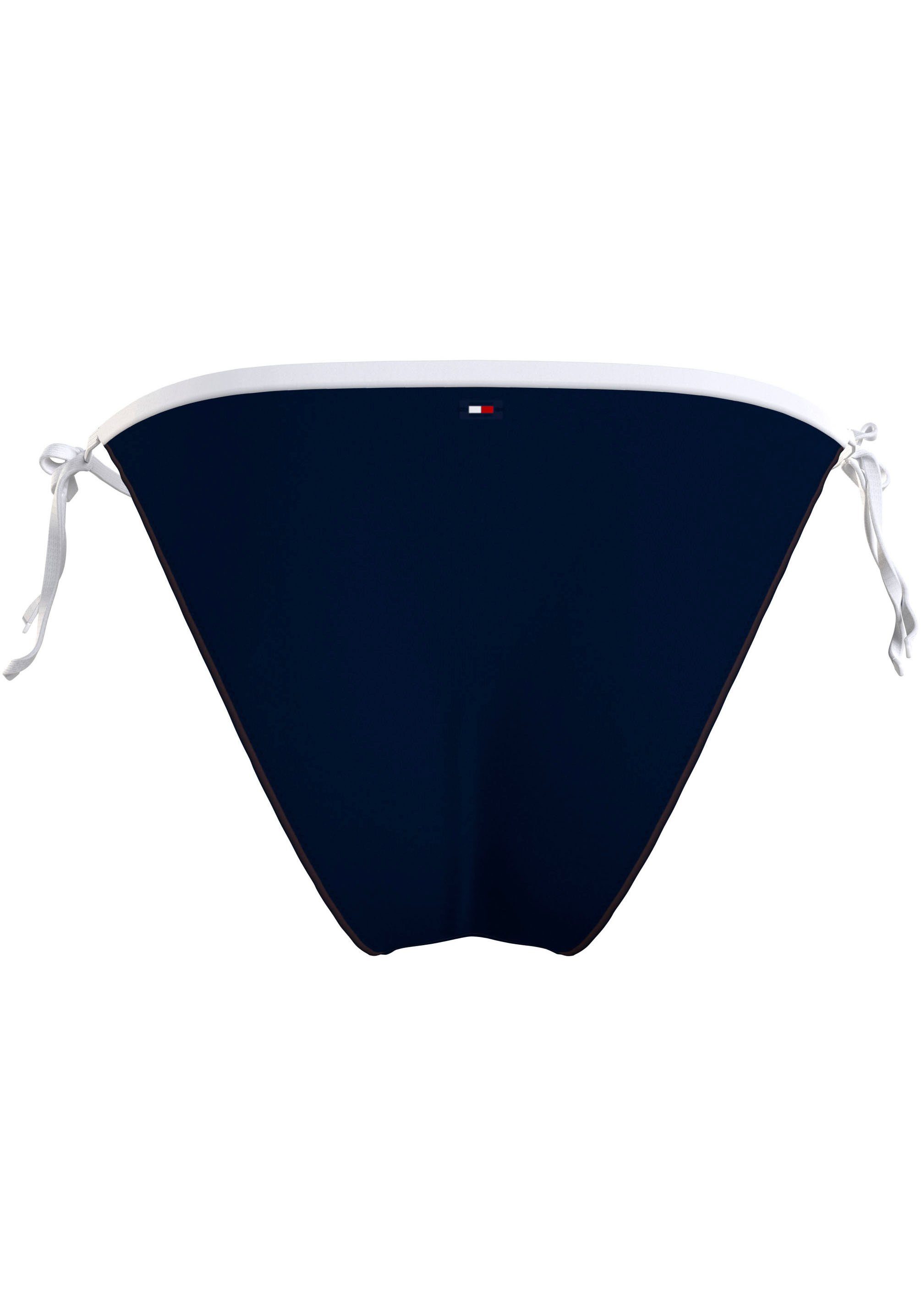 Tommy Hilfiger Swimwear Bikinibroekje CHEEKY STRING SIDE TIE met contrastkleurige randen