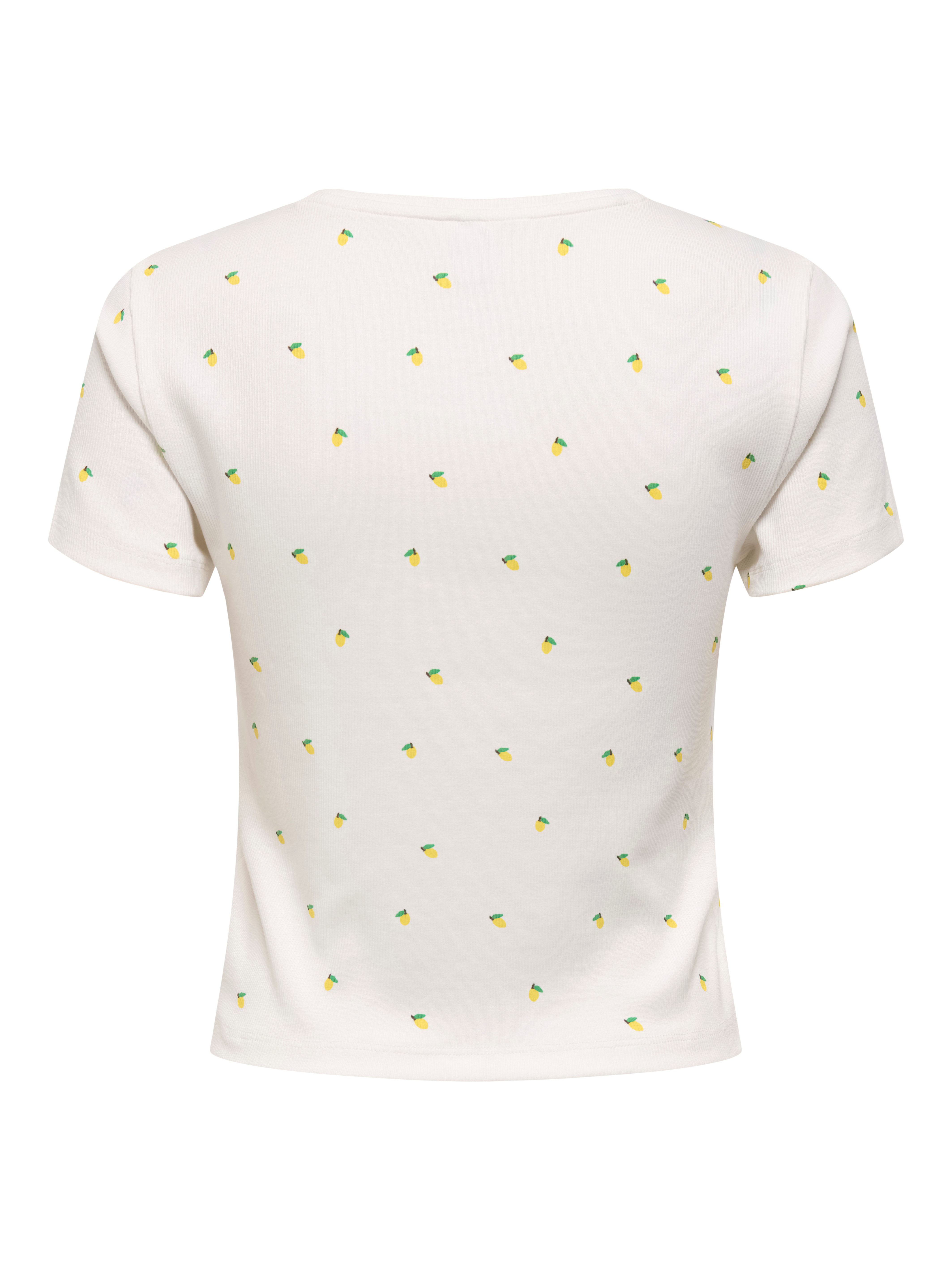 Only Shirt met korte mouwen ONLFENJA LIFE SS AOP TOP JRS NOOS