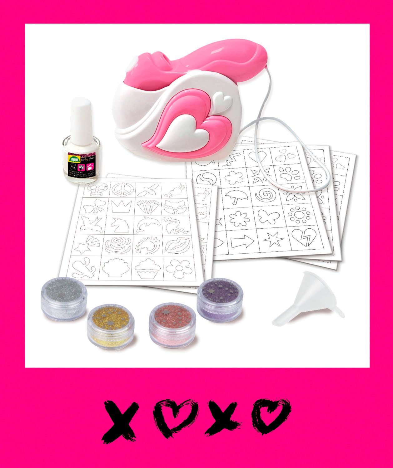Lena® Knutselset Airbrush Tattoo Studio