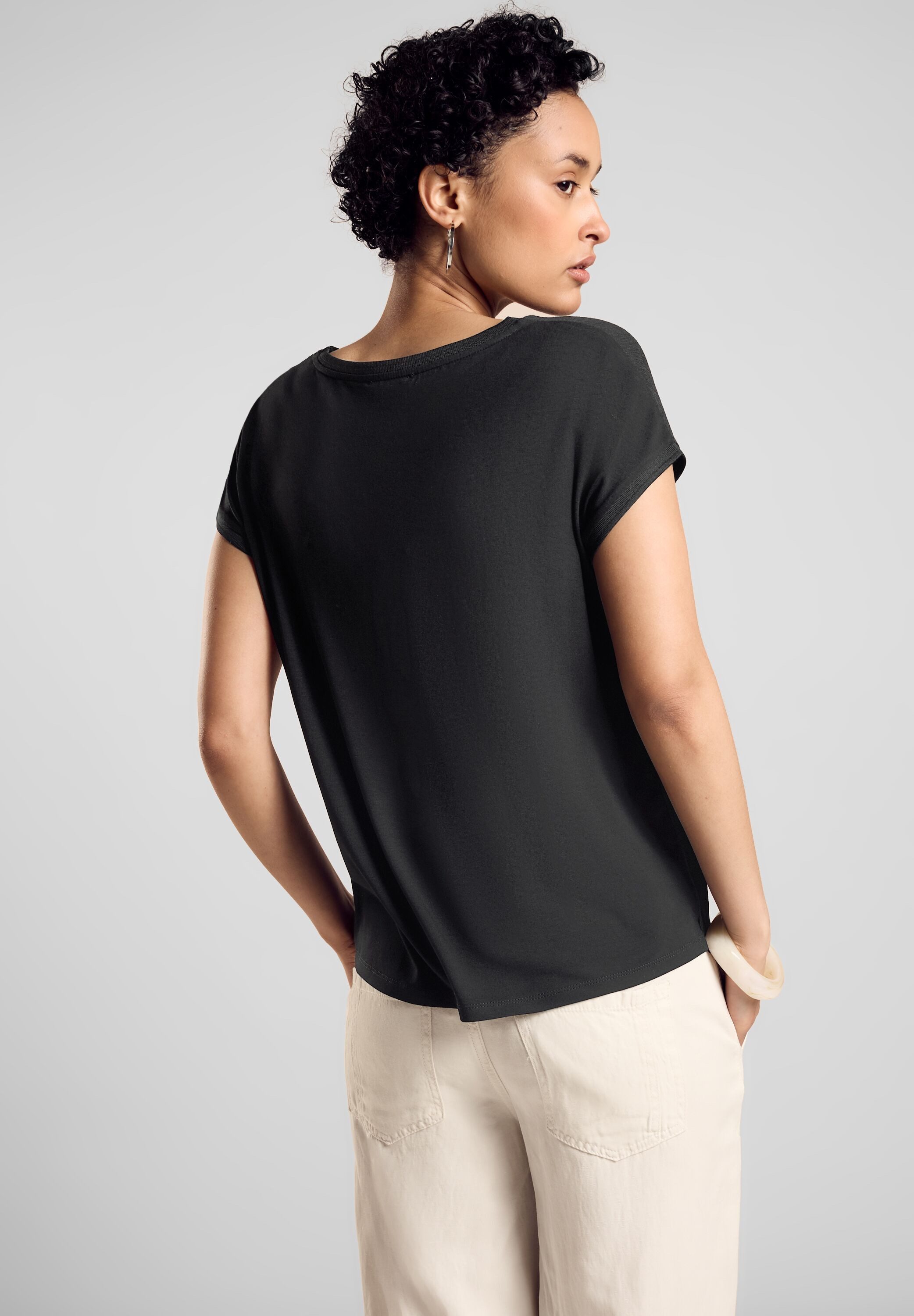 STREET ONE Shirttop met borstzak