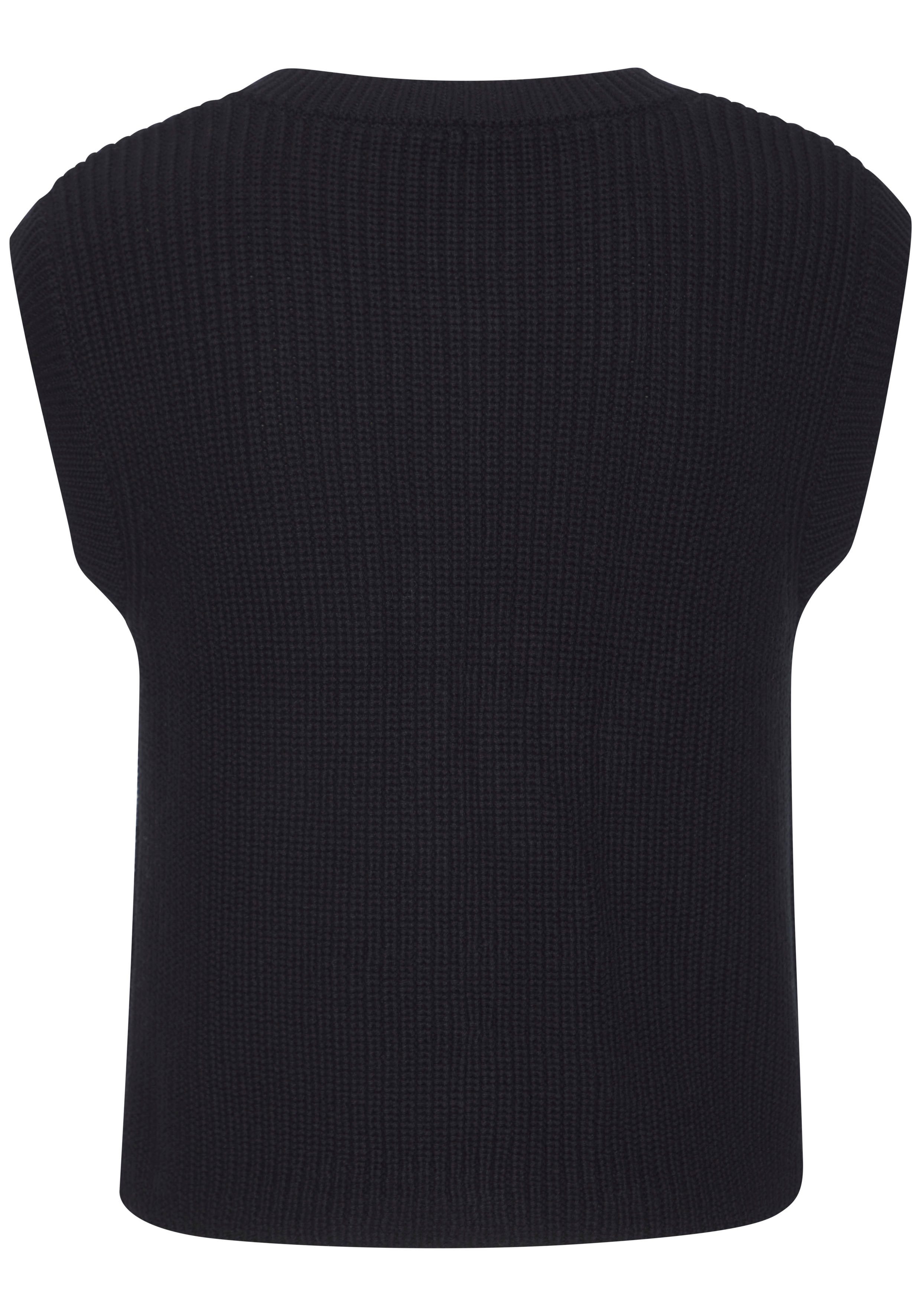 Lascana Mouwloos vest met knoopsluiting, mouwloze gebreide trui, elegant, chic