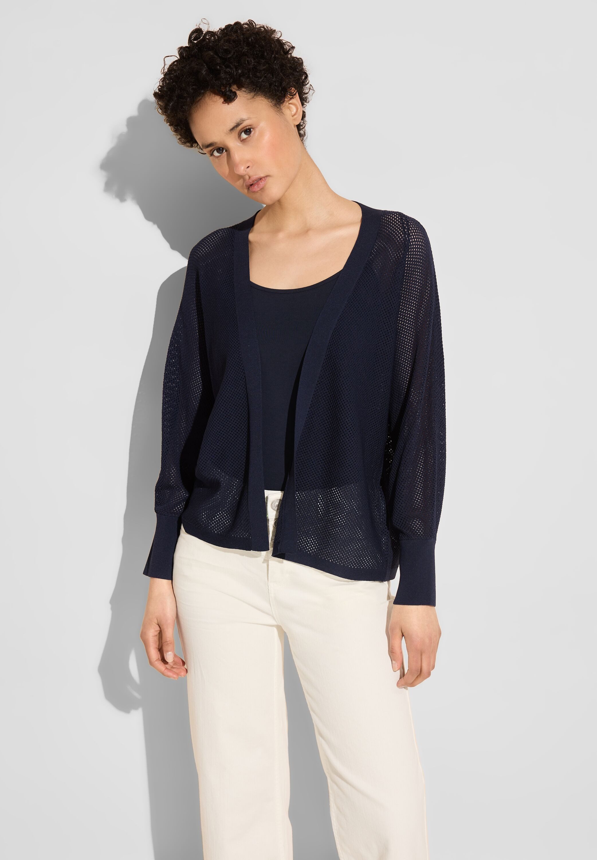 Street One Dames Cardigan Lente Zomer Collectie Blue Dames