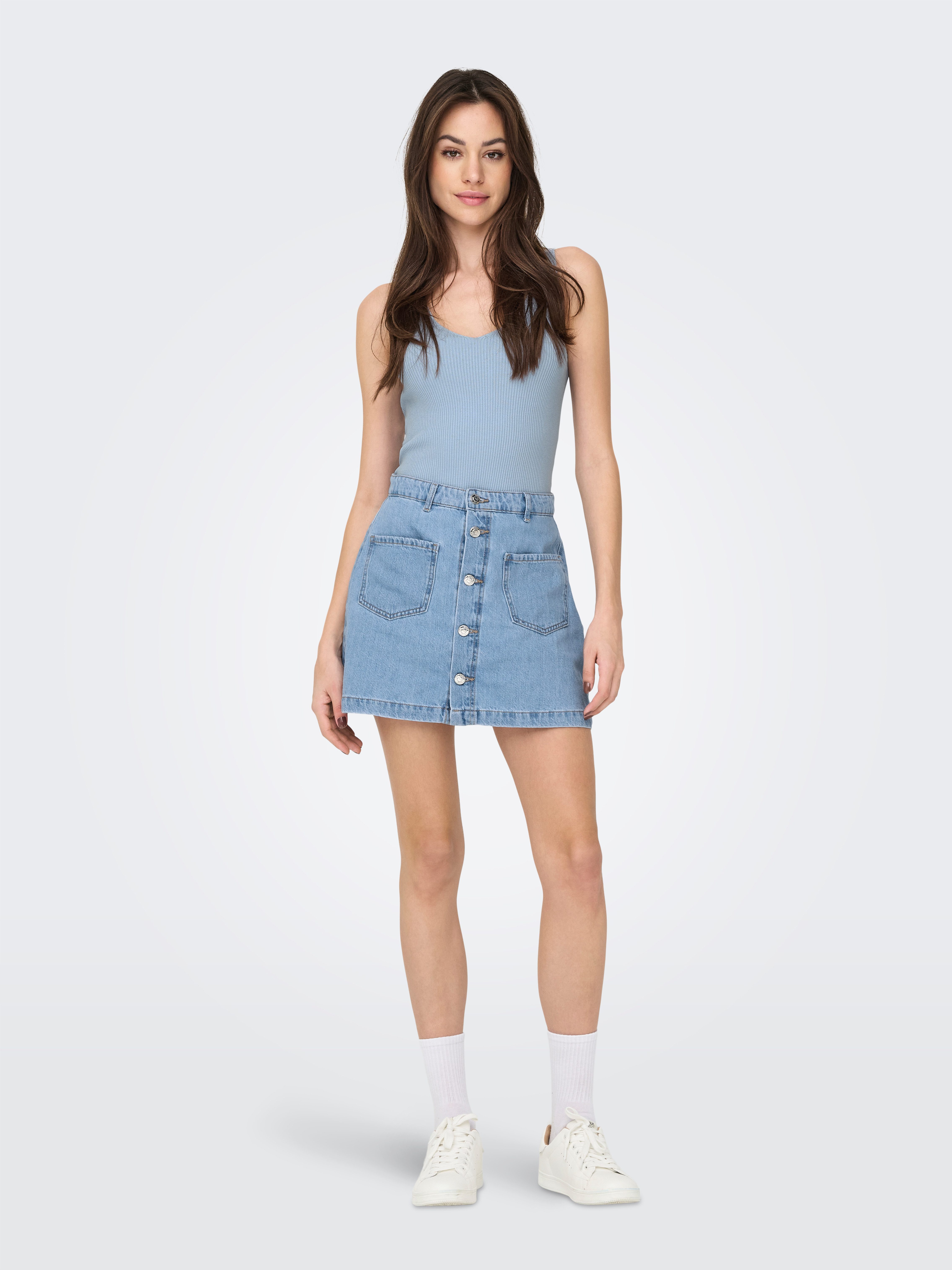 JDY Gebreide top JDYNANNA S/L TOP KNT NOOS