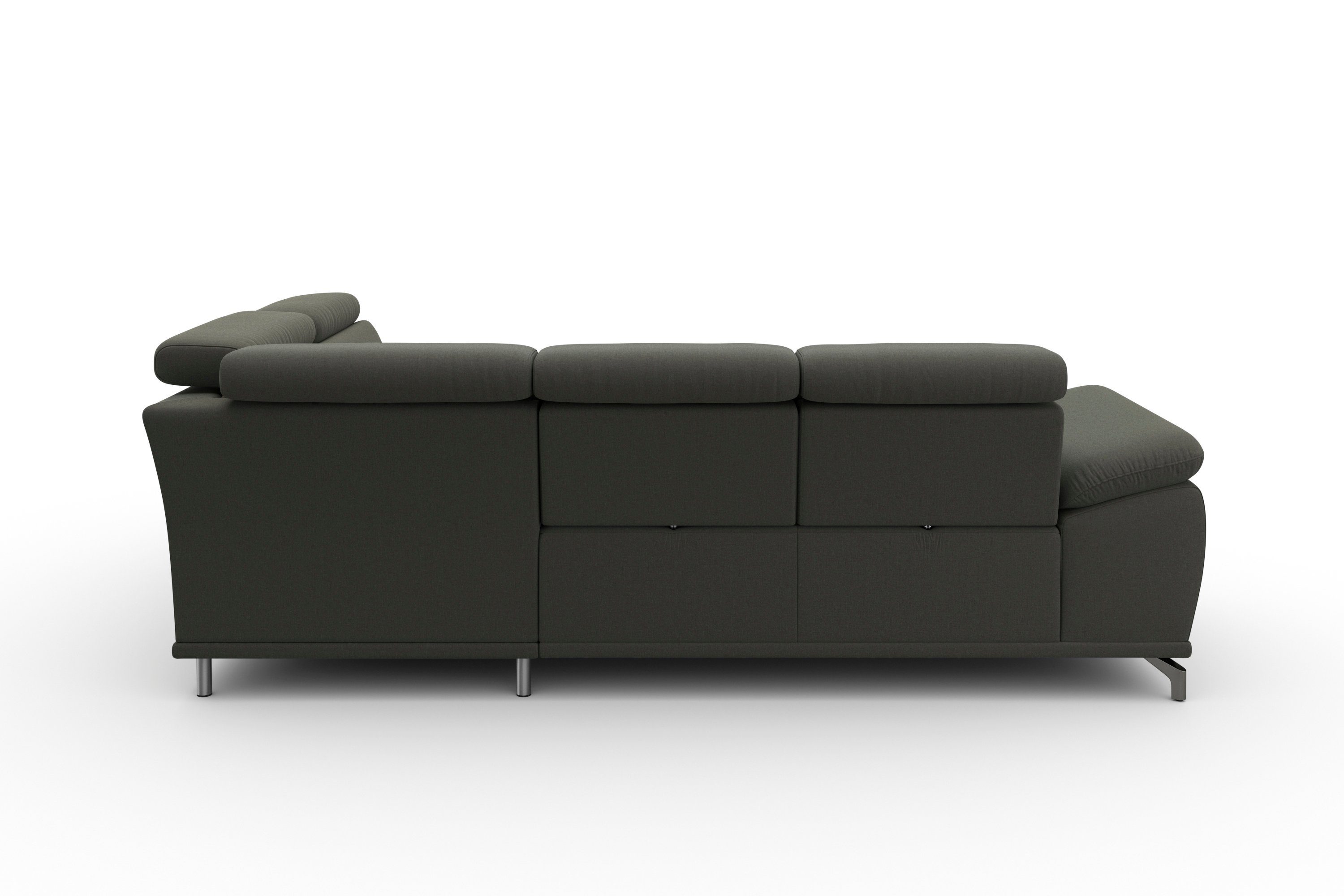 sit&more Hoekbank Cabrio L-vorm, met zitdiepteverstelling, arm- en hoofdsteunverstelling