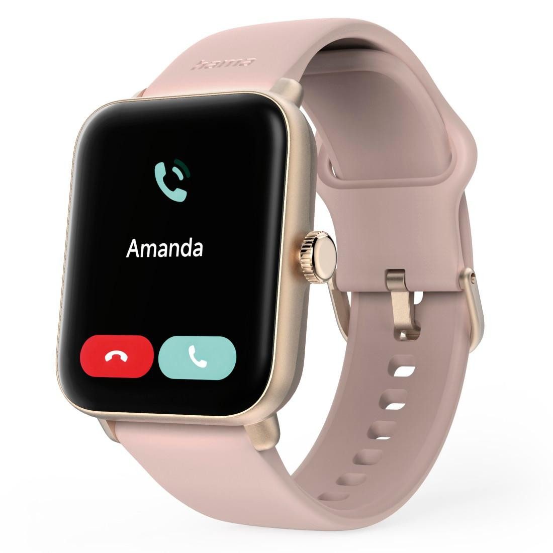 Hama Smartwatch 1,65“ met GPS (fitness, belfunctie, hartslag, waterdicht)